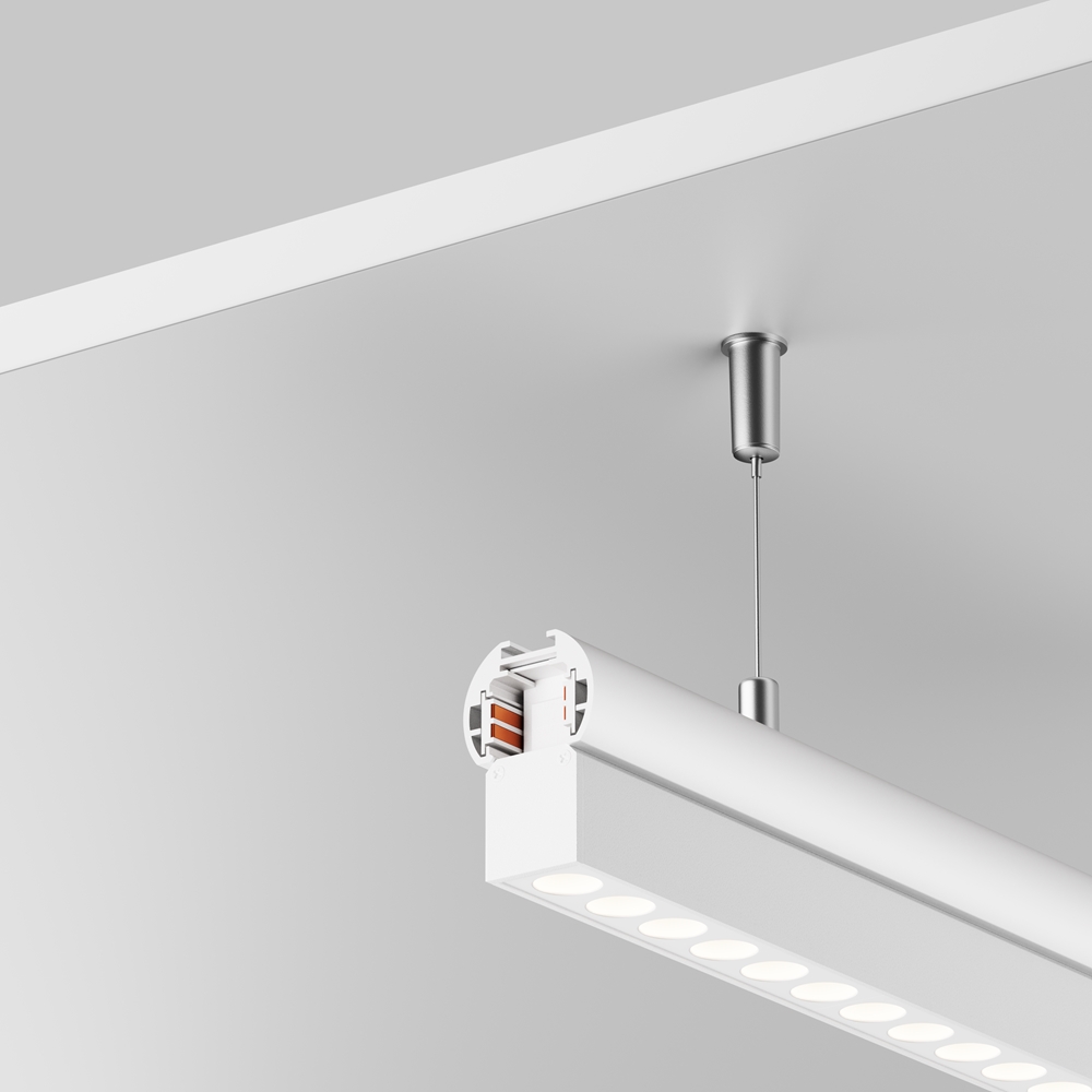 Шинопровод 2м Exility низкопрофильный подвесной круглый Maytoni TRXM034-R-412W