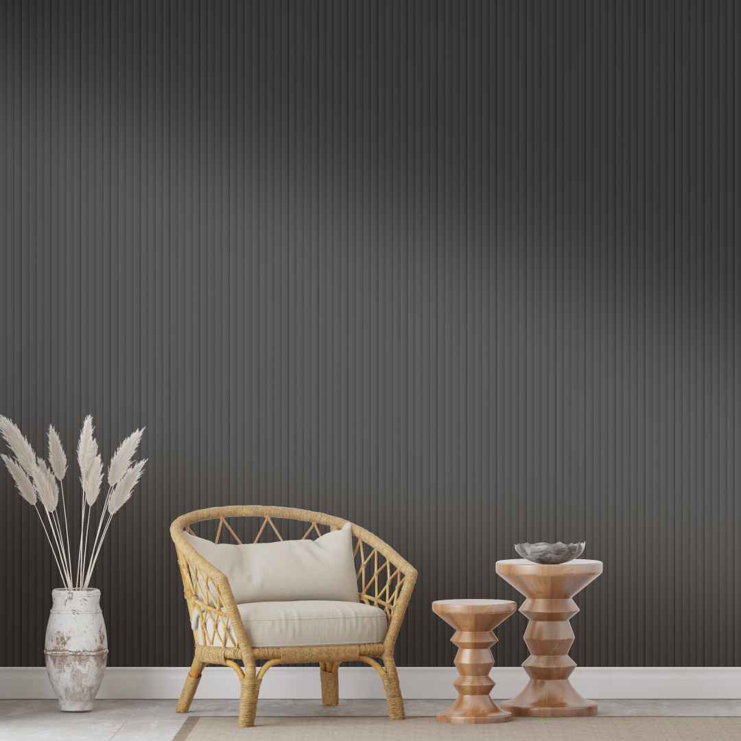 Профиль Старт-Финиш МДФ Stella Wave De Luxe Black Lead 2700x55x16