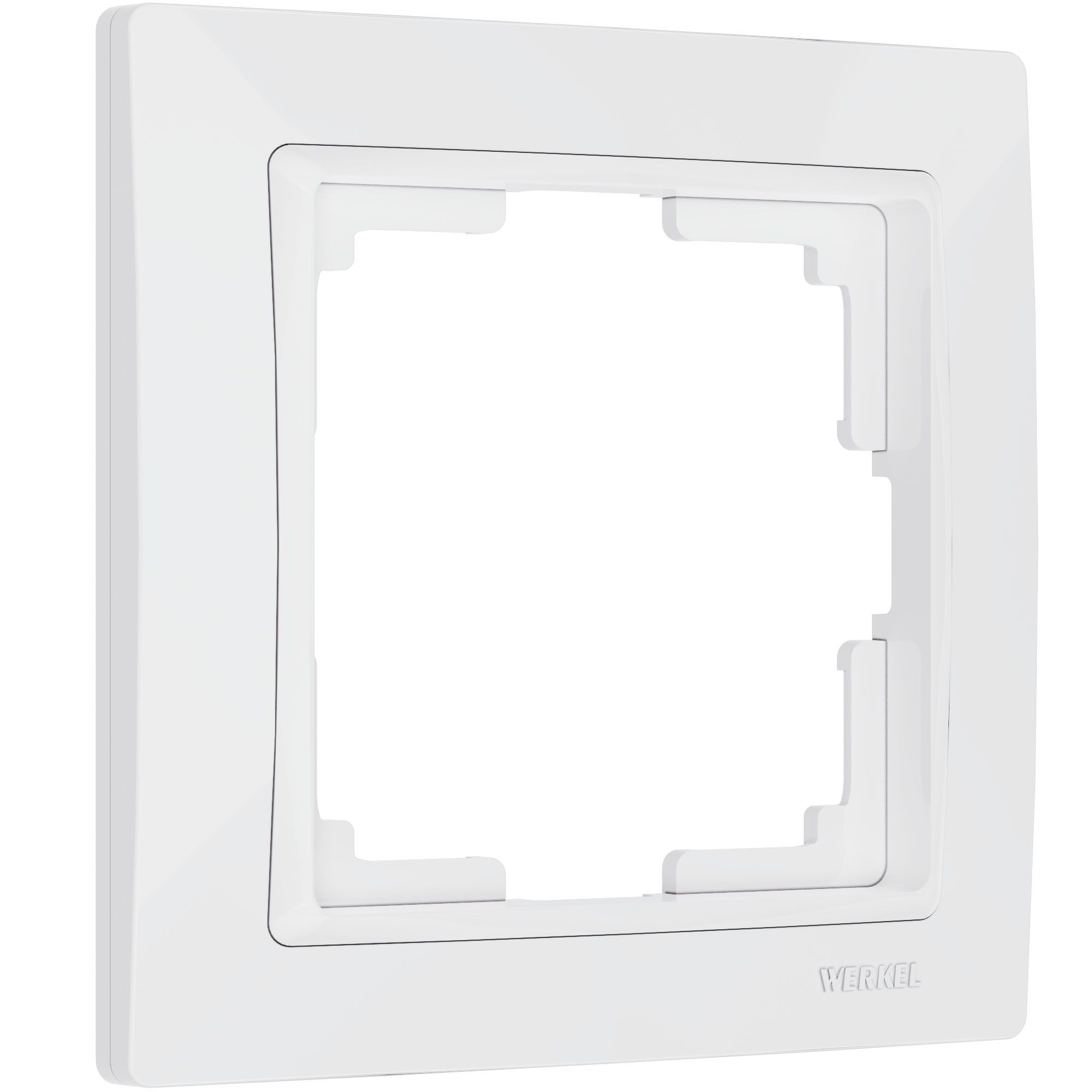 Рамка на 1 пост Snabb basic (белый) Werkel
