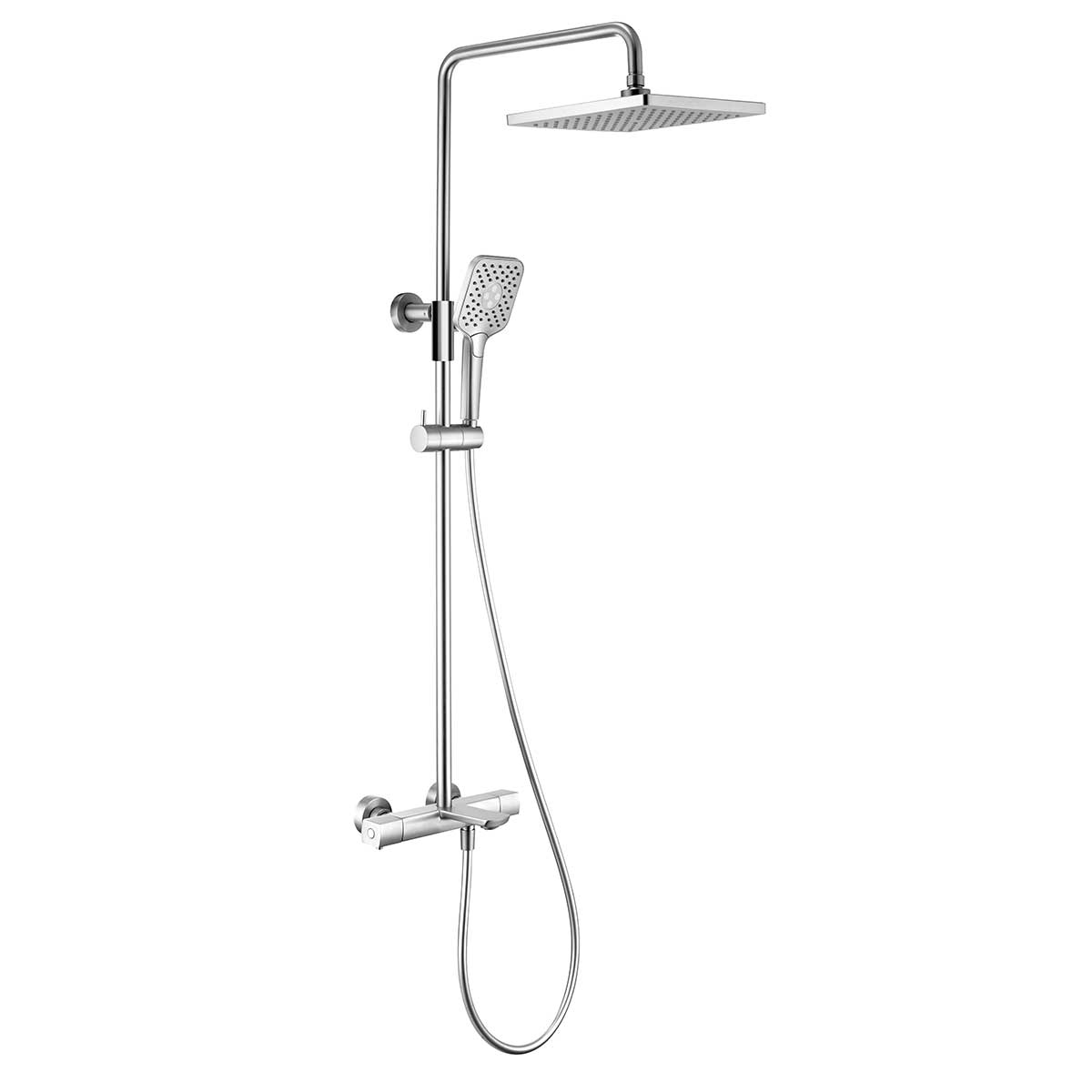 Душевая стойка Vincea Next VSFS-1N1TCH настенная цвет хром