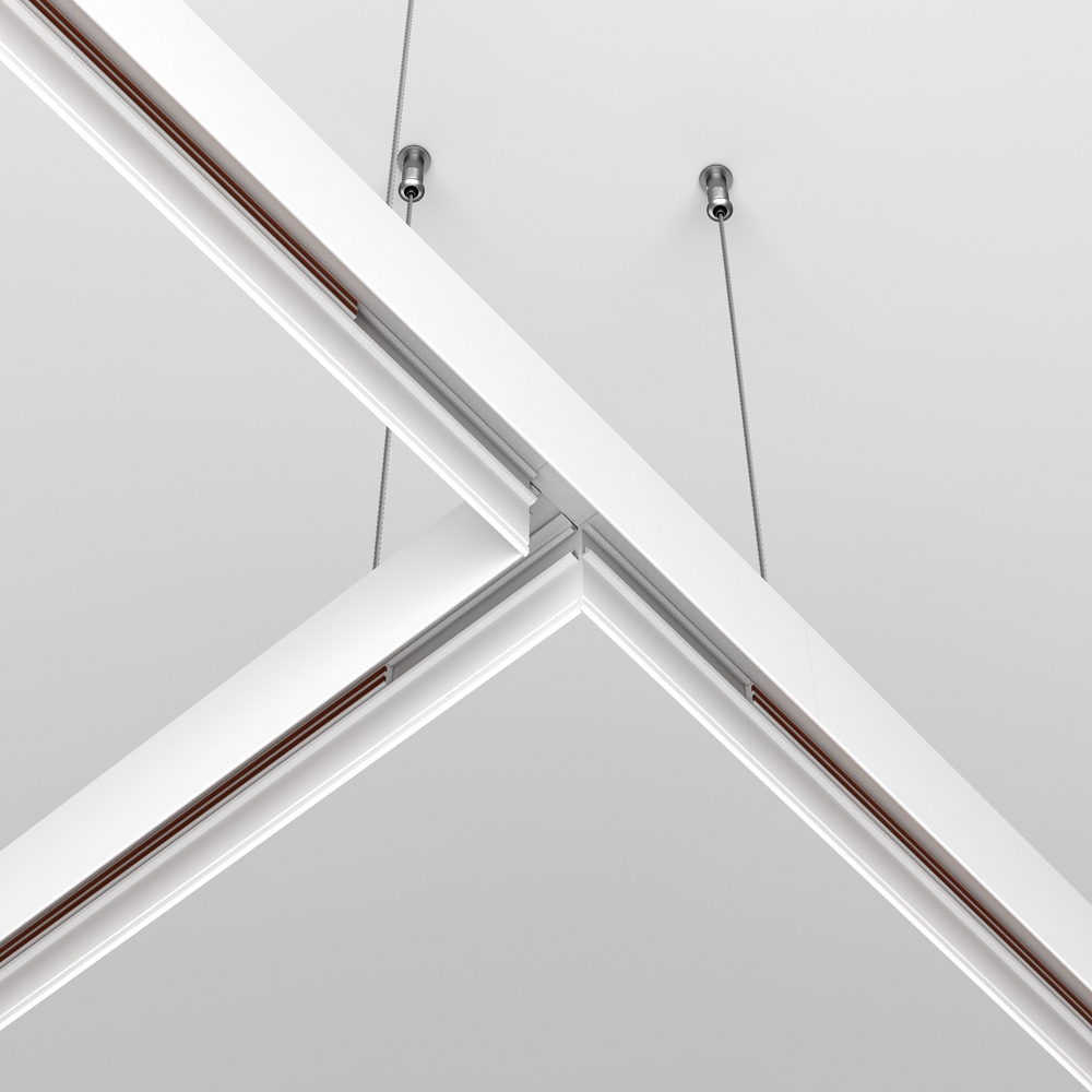 Коннектор Т-образный Exility накладной белый Maytoni TRA034CT-41W