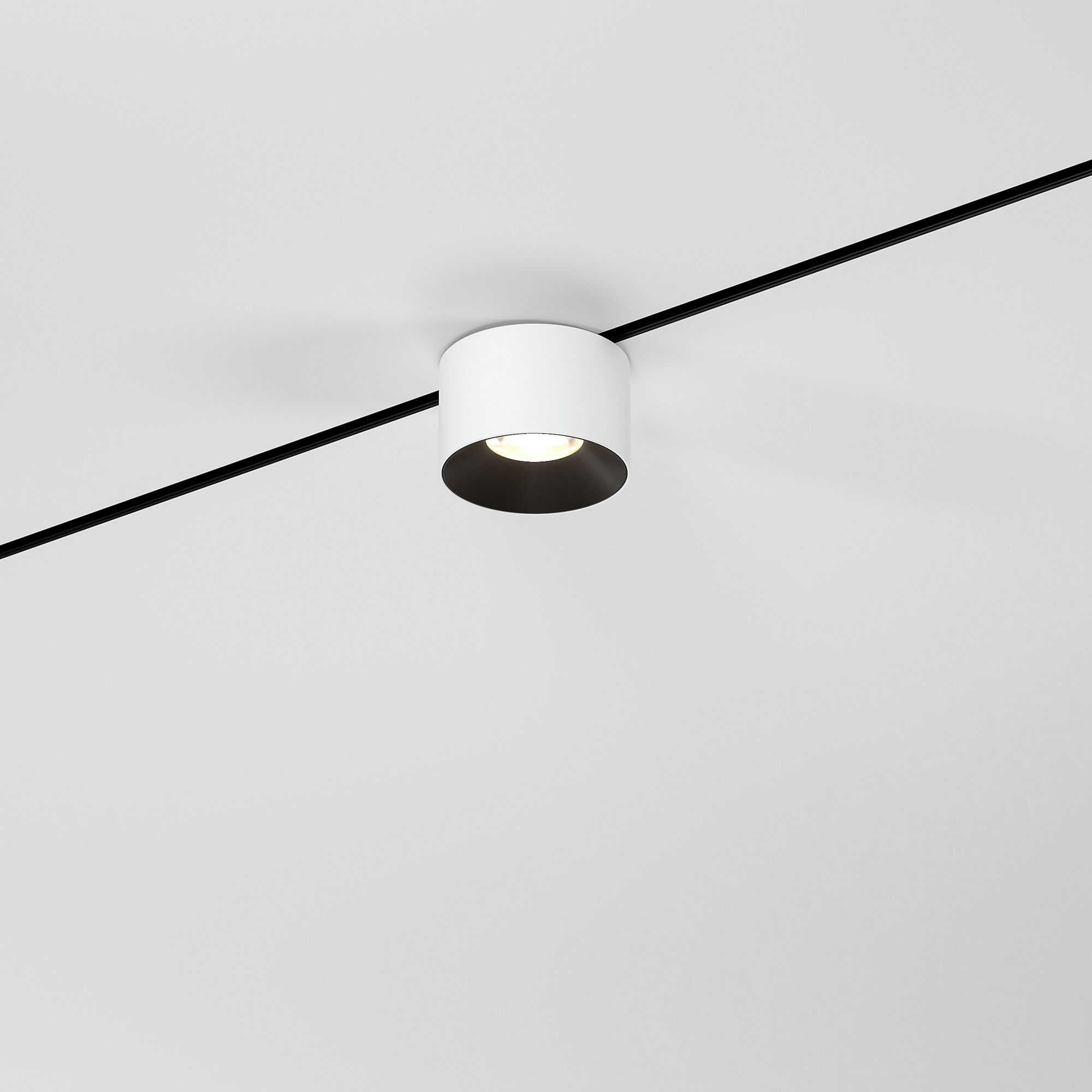 Mini Magnetic Трековый светильник 5W 3000K белый/черный