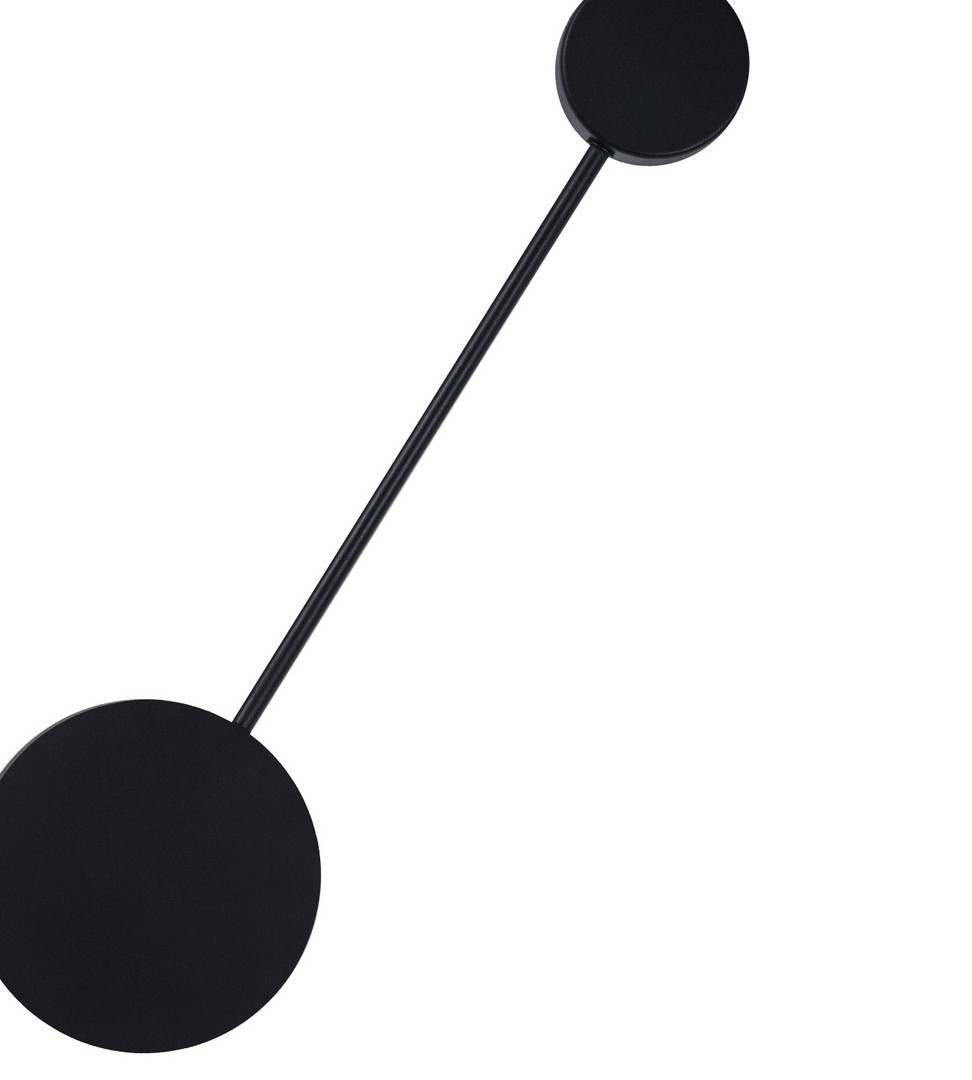 2208-1B,19 Настенный светильник Фирс черный Led 5W