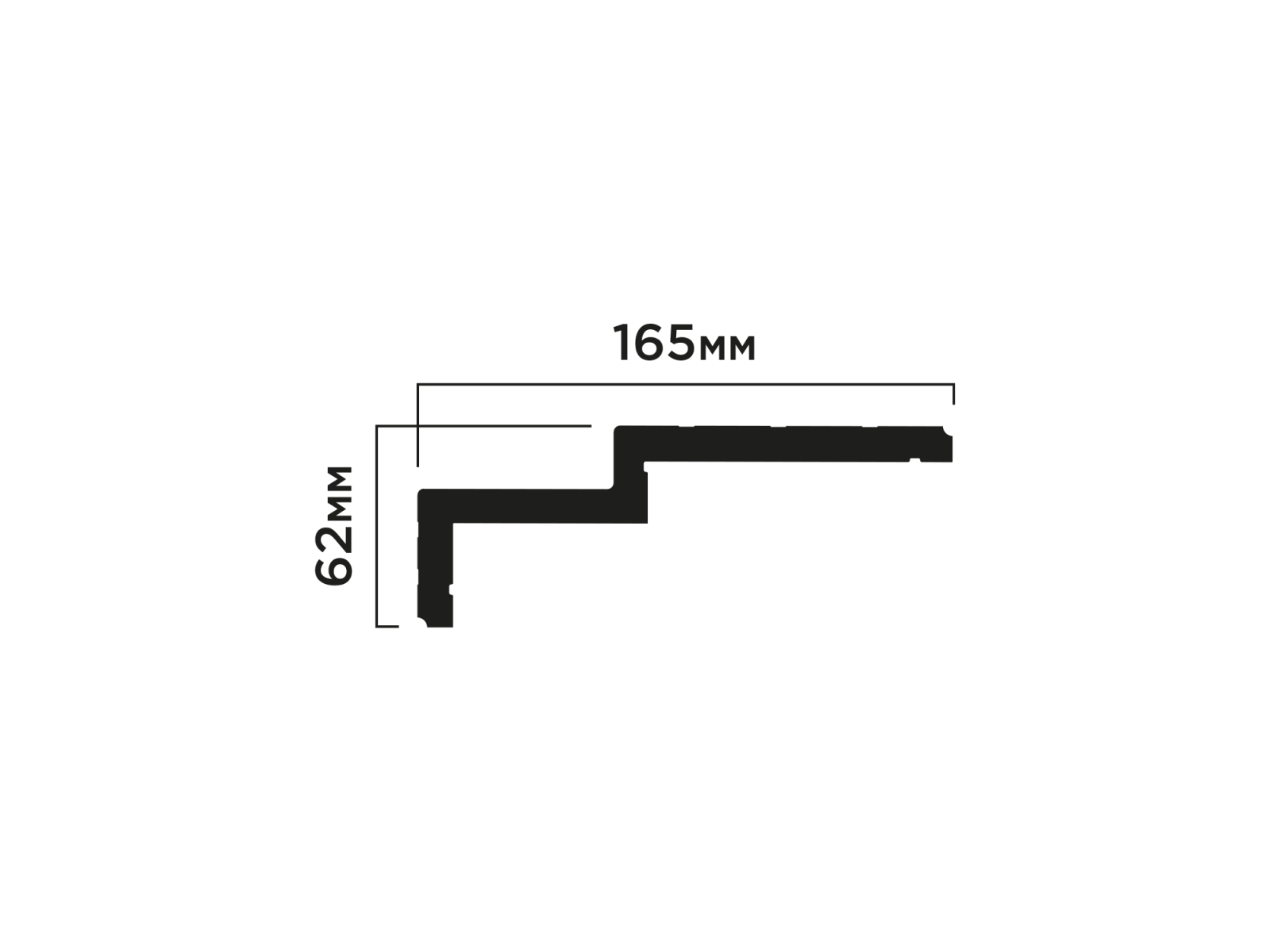 Карниз A165L HIWOOD
