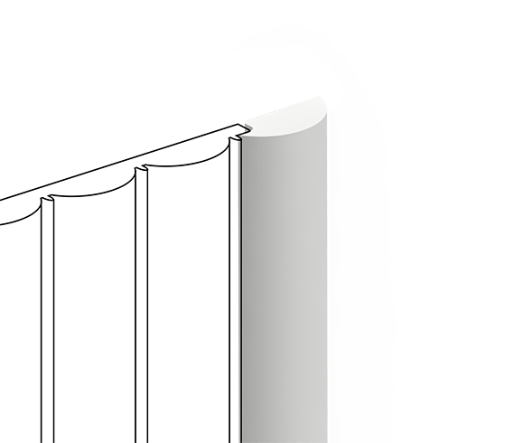 Финишный молдинг LF137B NP HIWOOD