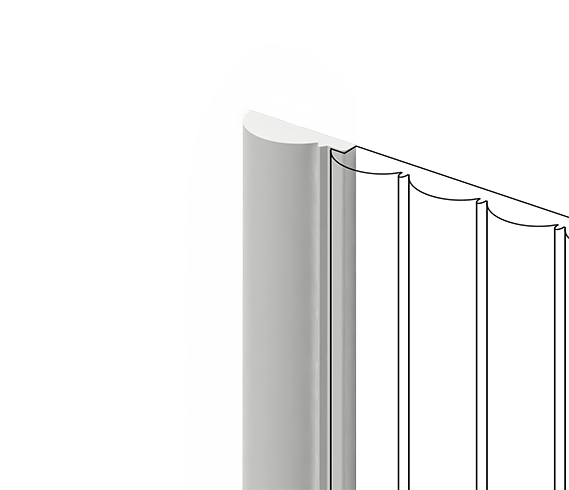 Финишный молдинг LF137A NP HIWOOD