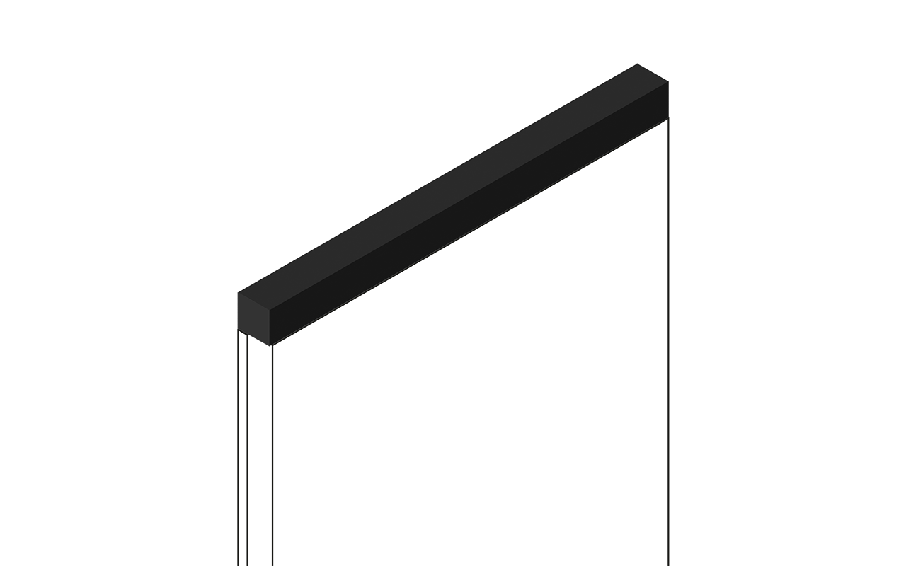 Молдинг D12V1 BK HIWOOD