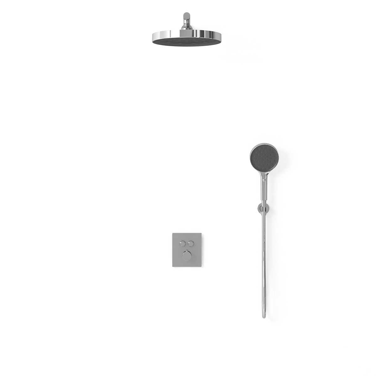 Душевая система Vincea VSFW-3I21T2CH встраиваемая в стену цвет хром