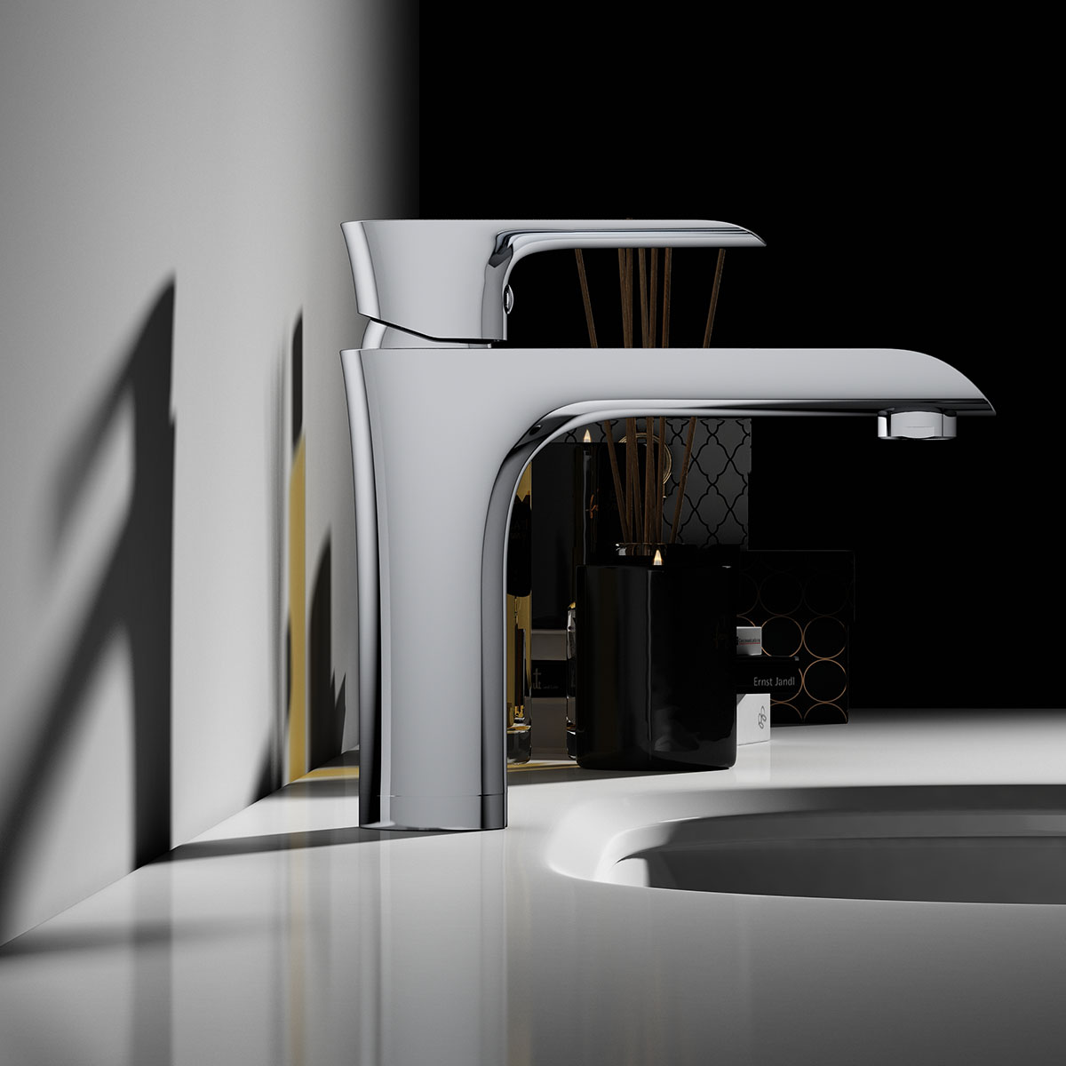 Смеситель Vincea Esse VBF-1E1CH на раковину хром