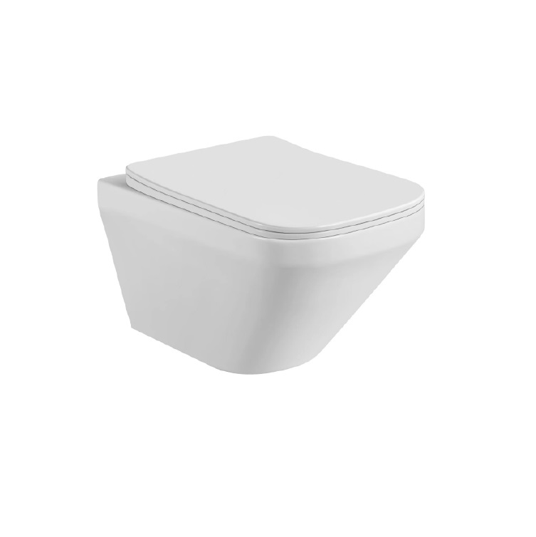 Унитаз подвесной безободковый Aquatek ЛИРА AQ1155-00 490*365*20 с сиденьем Soft Close