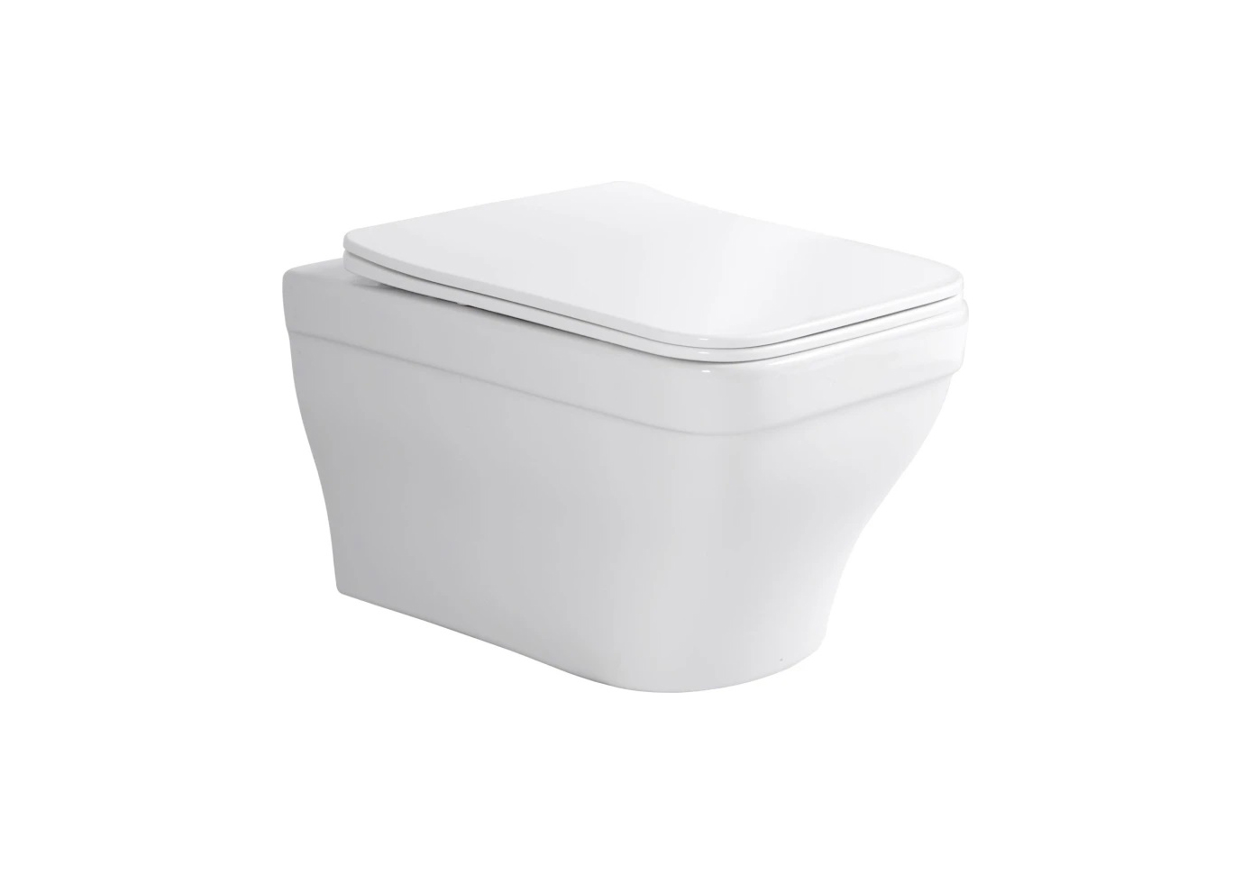 Унитаз подвесной безободковый Aquatek АМАДЕО AQ1163-00 515*370*315 с сиденьем Soft Close