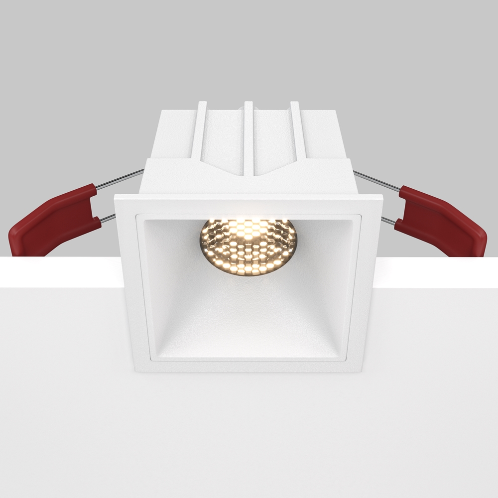 Встраиваемый светильник Maytoni Alfa LED 3000K 10Вт 36° DL043-01-10W3K-SQ-W