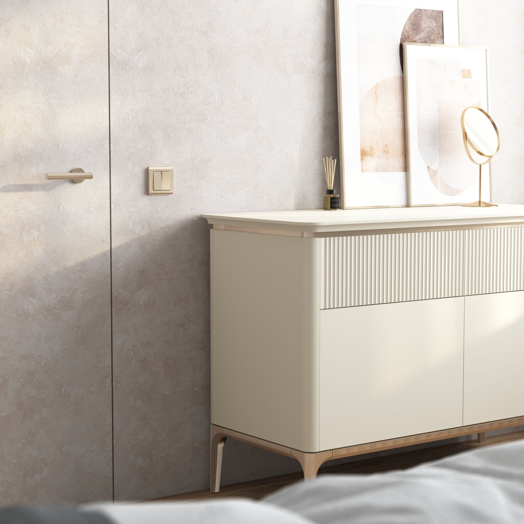 Рамка на 1 пост Stream (шампань) Werkel