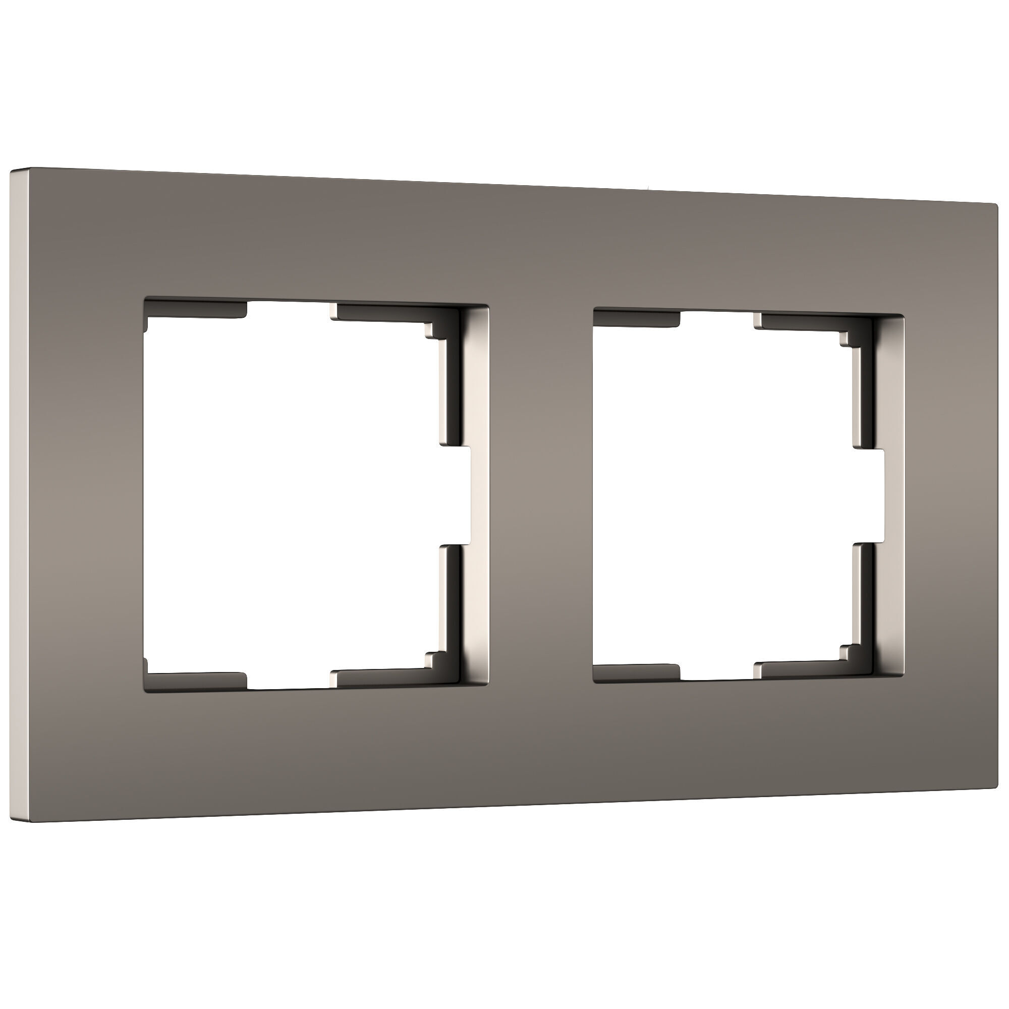 Рамка на 2 поста Slab (бронза софт) Werkel