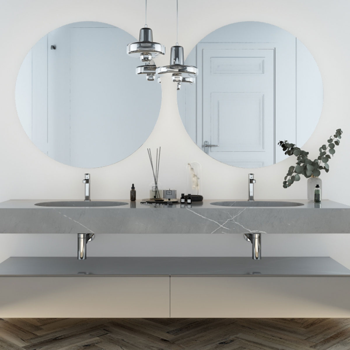 Смеситель Vincea Rondo VBF-1R1CH на раковину хром