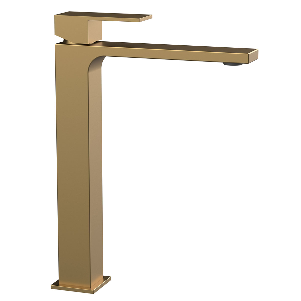 Смеситель Vincea Cube VBF-1C02BG на столешницу брашированное золото