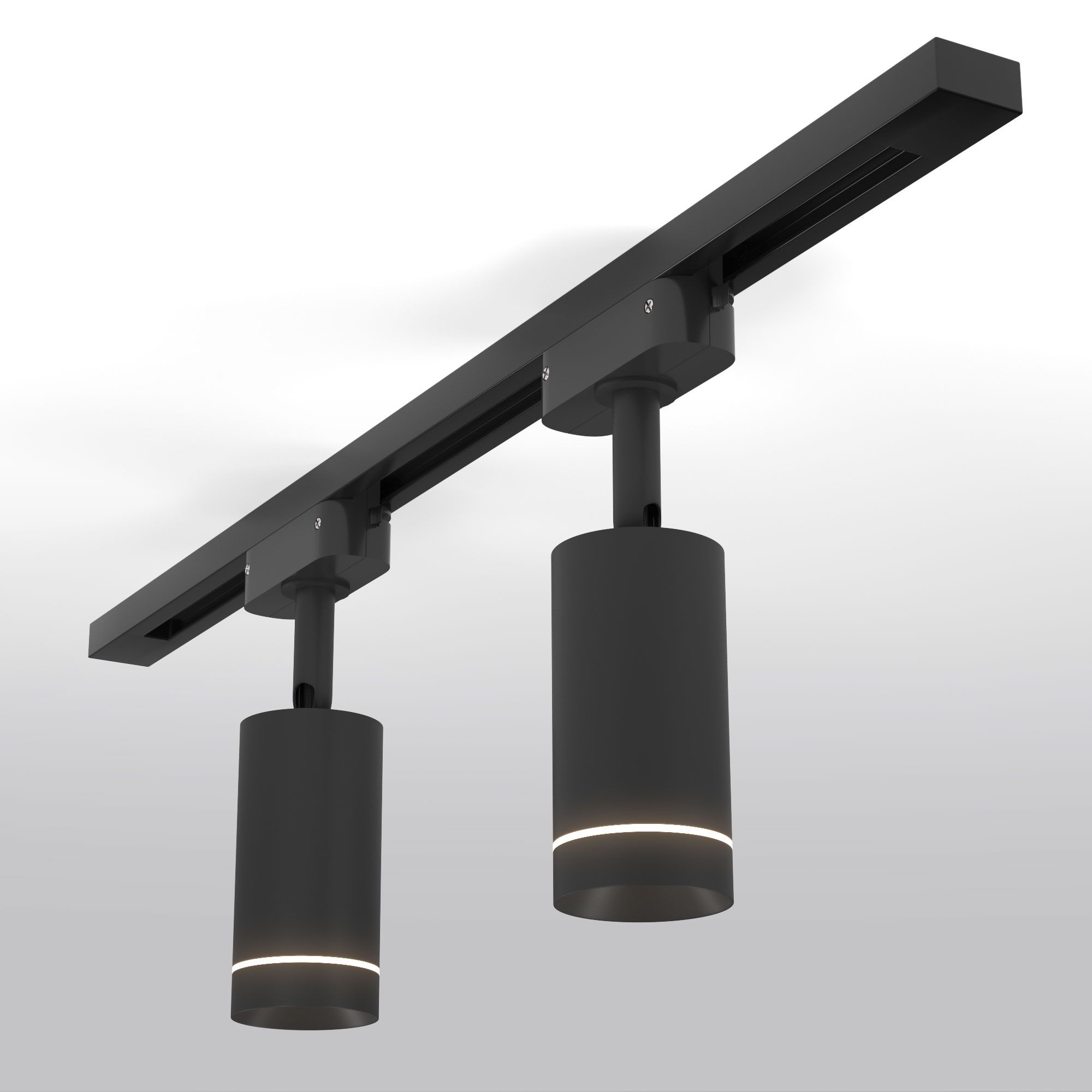 Basic System Трековый поворотный светильник 7W 4200K Glory Черный