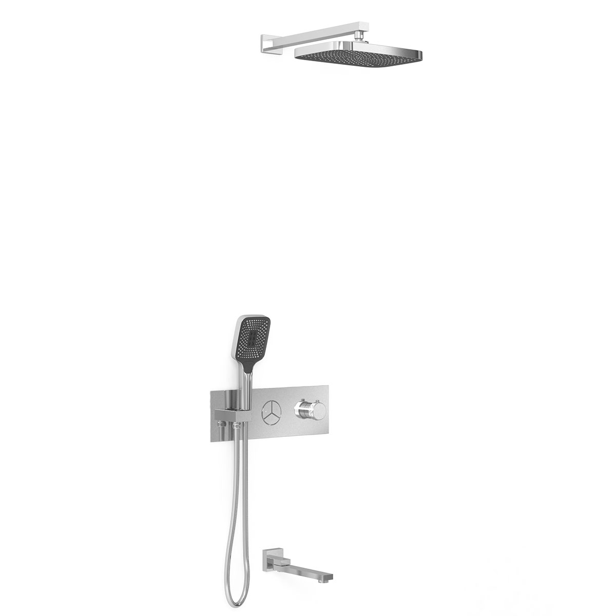 Душевая система Vincea VSFW-432T1CH встраиваемая в стену цвет хром