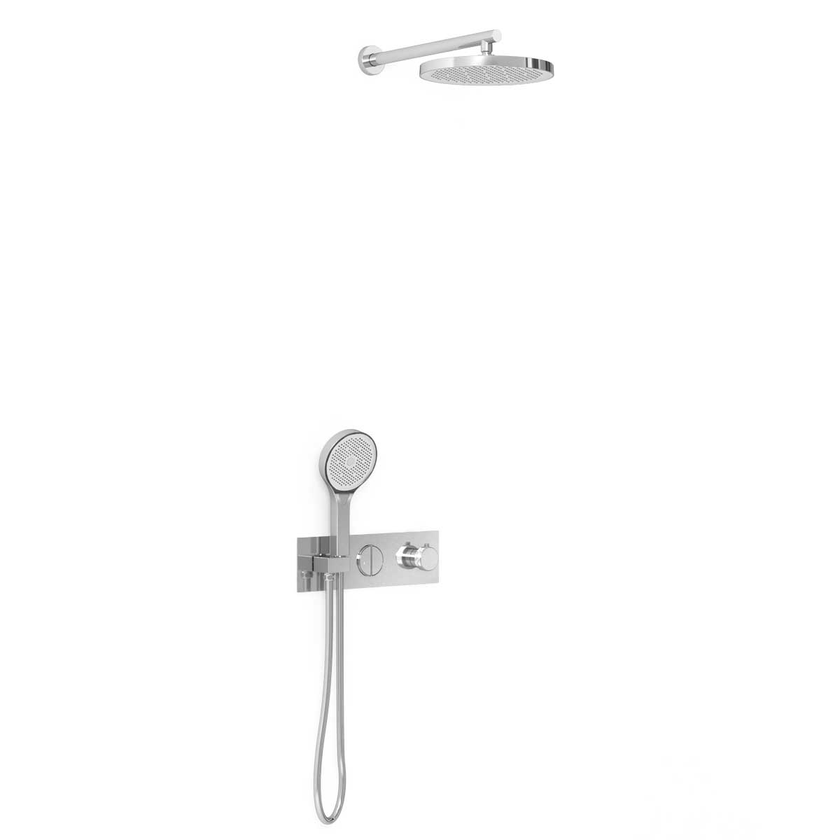 Душевая система Vincea VSFW-422T2CH встраиваемая в стену цвет хром