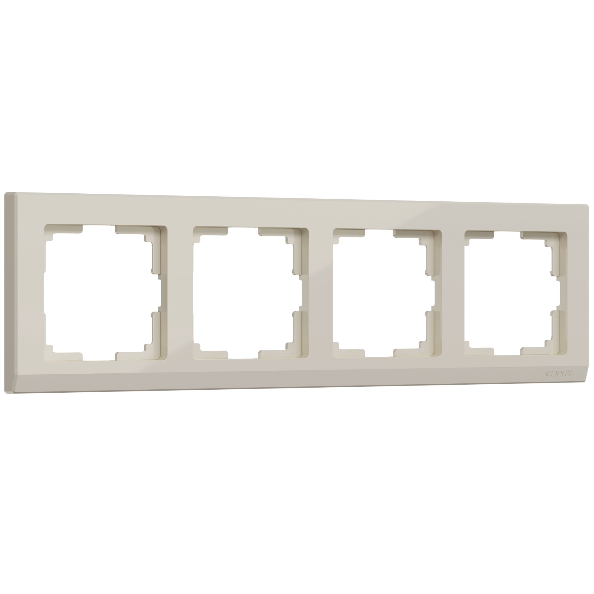 Рамка на 4 поста Stark (слоновая кость) Werkel