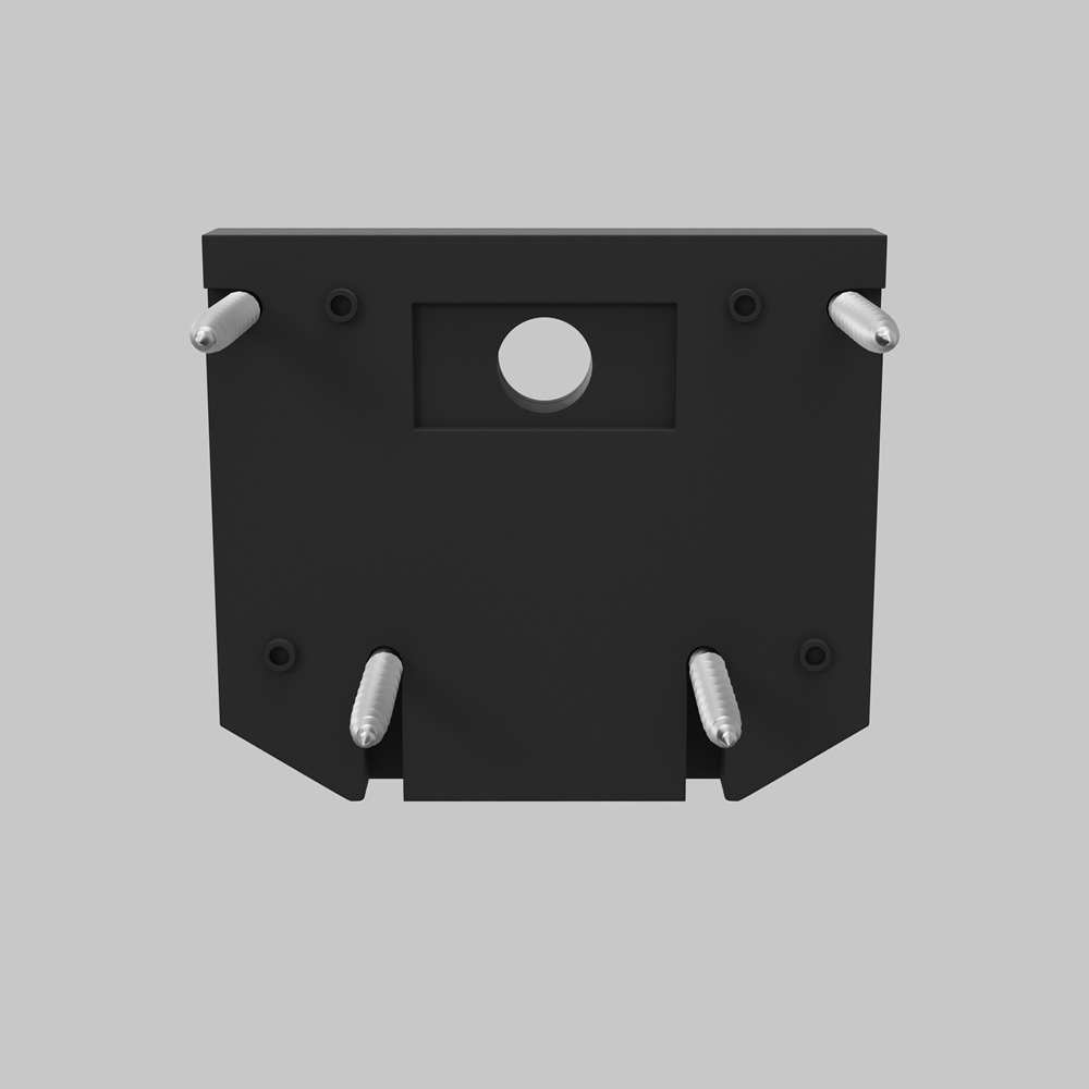 Торцевая заглушка для демпферного шинопровода, черная, 1шт. Maytoni TRA034D-EC-422B