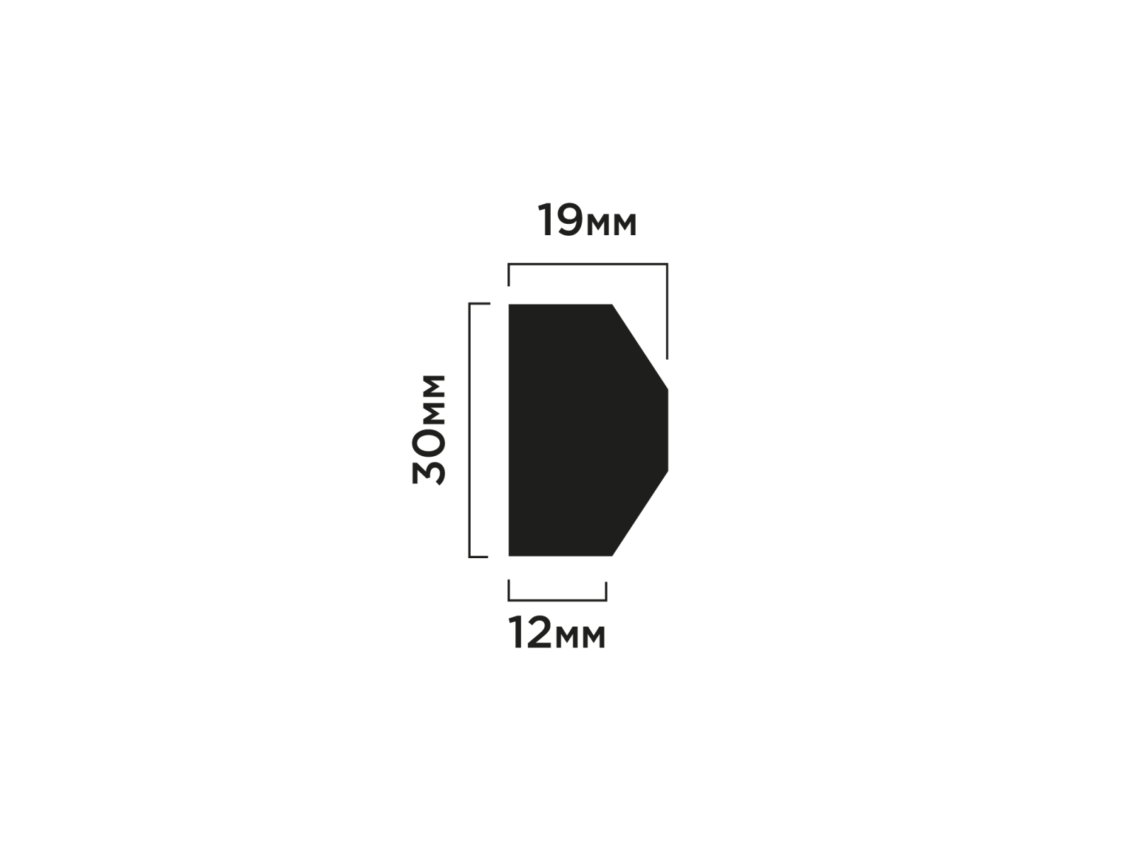 Молдинг TRS30 HIWOOD