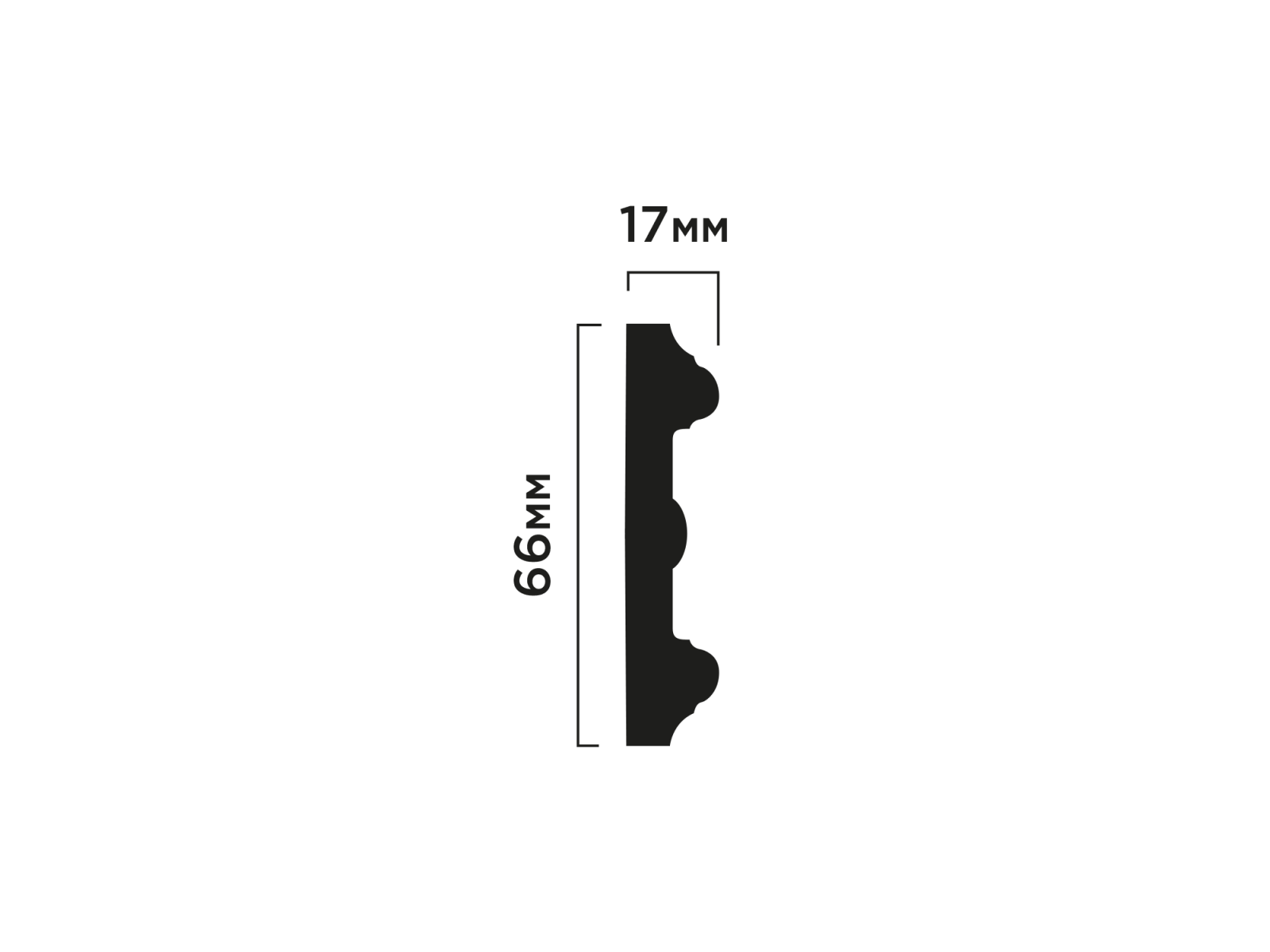 Молдинг WE66E2 HIWOOD