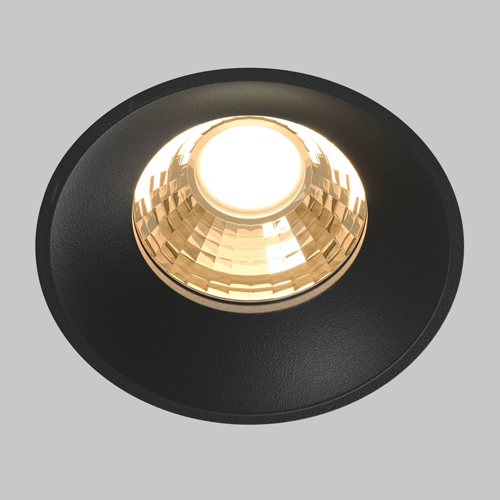 Встраиваемый светильник Maytoni Round 2700K 12W 60° DL058-12W2.7K-TRS-B