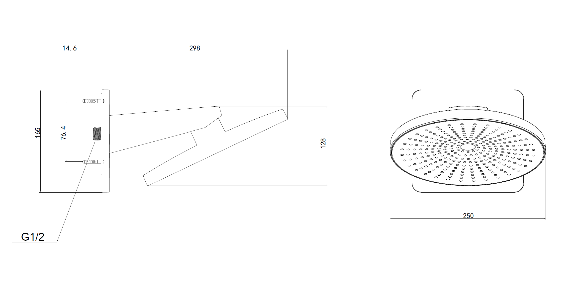 Душевая система Vincea Inspire VSFW-3I22MT5GM встраиваемая в стену цвет вороненая сталь