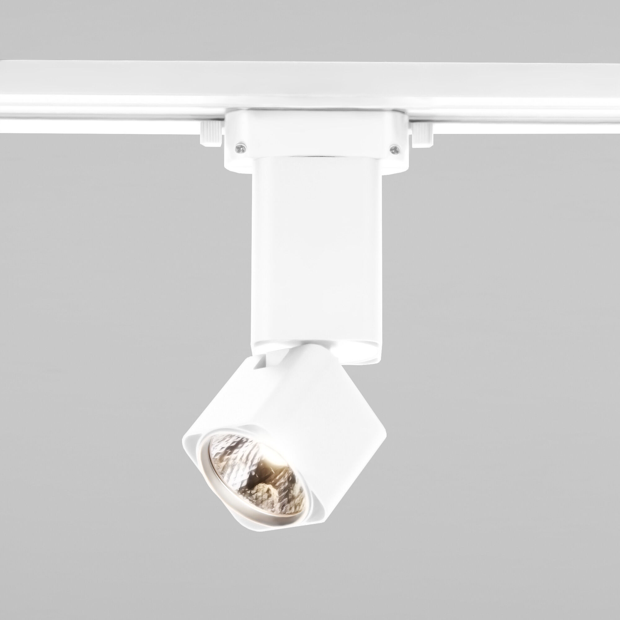 Basic System Трековый поворотный светильник 10W 4200K Cubus белый