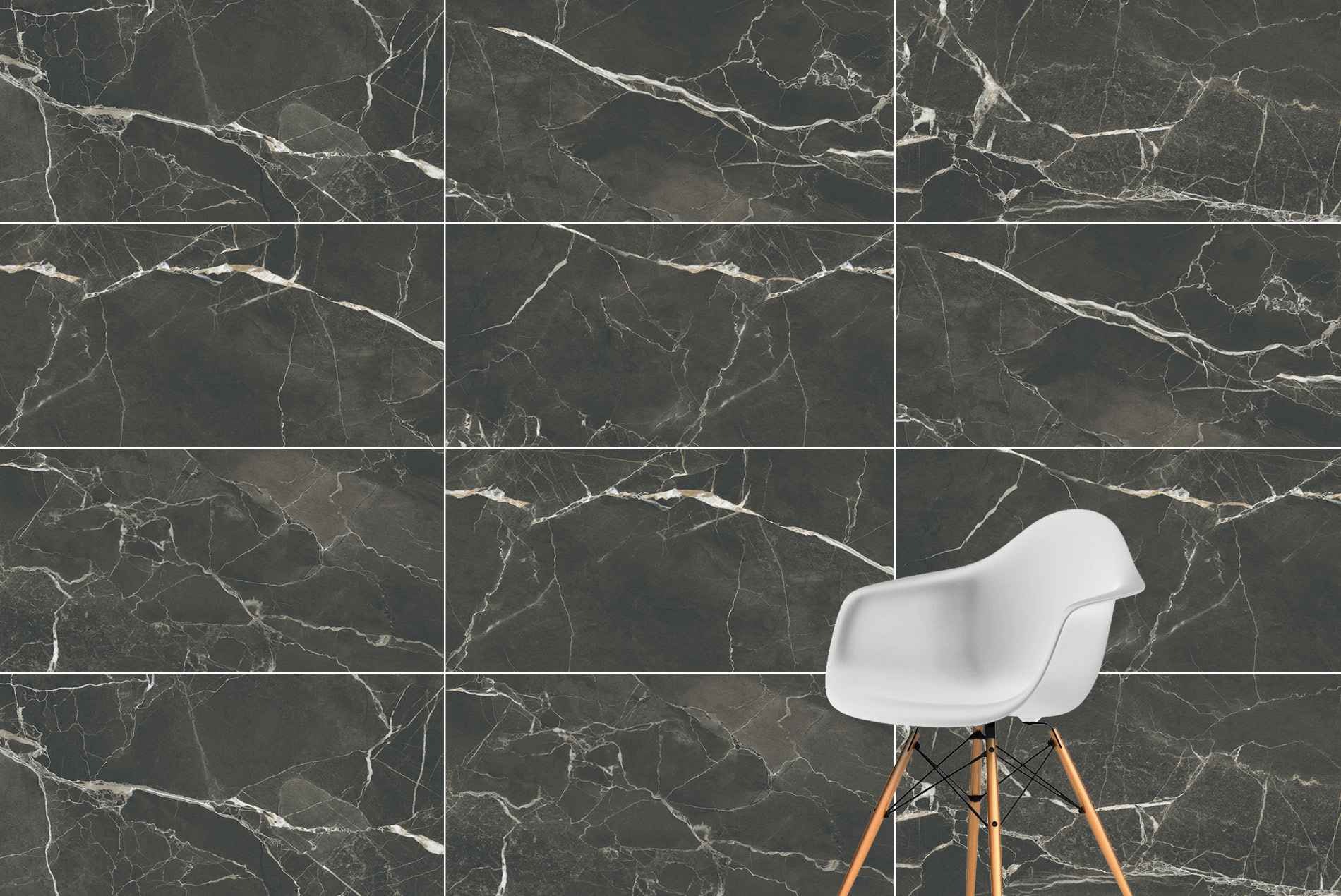 60x120 SilkMarble Порто Неро Матовый R9