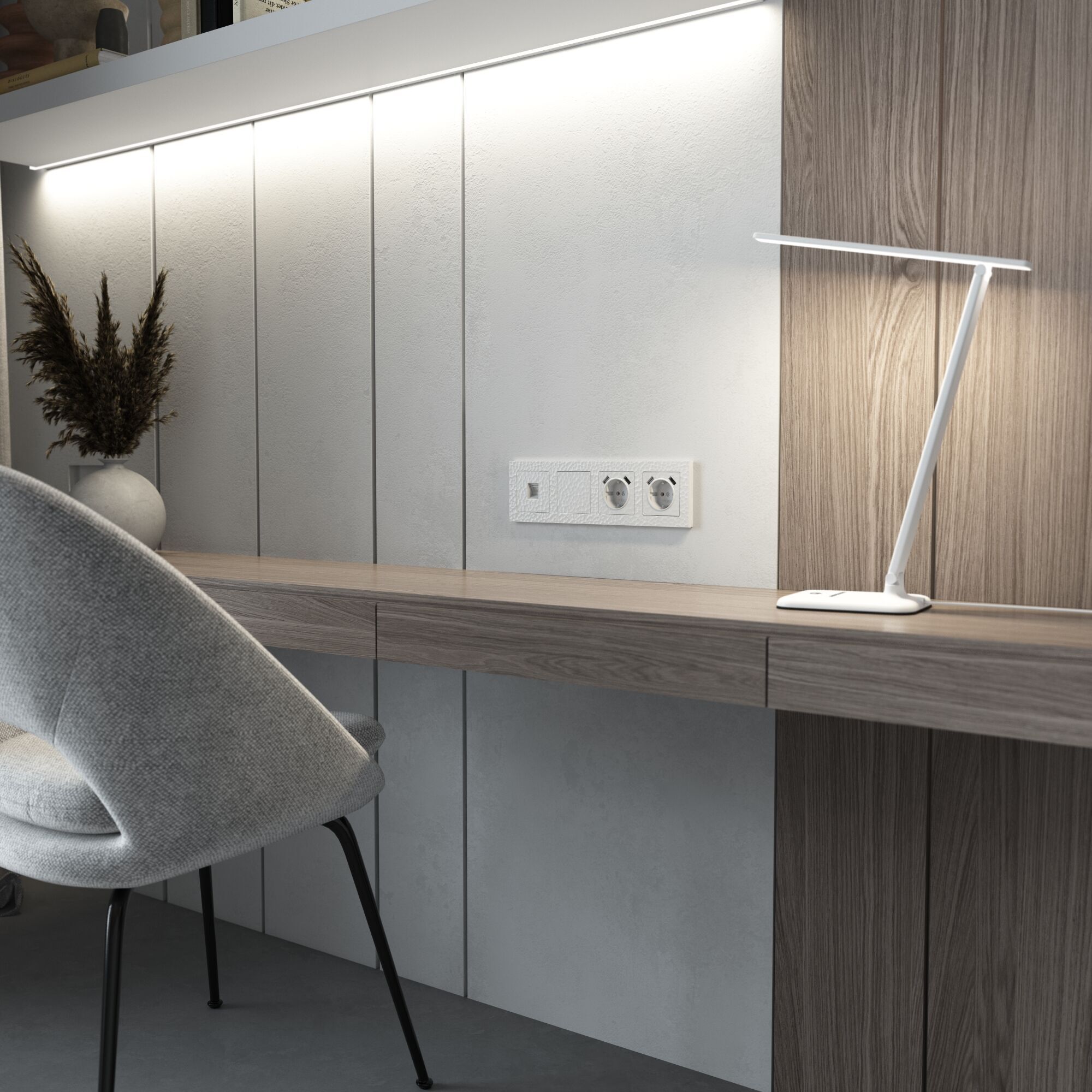 Розетка Ethernet RJ-45 (белый) Werkel