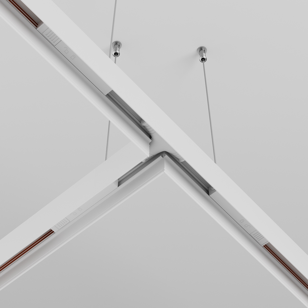 Коннектор питания Т-образный Exility белый Maytoni TRA034CWT-42W