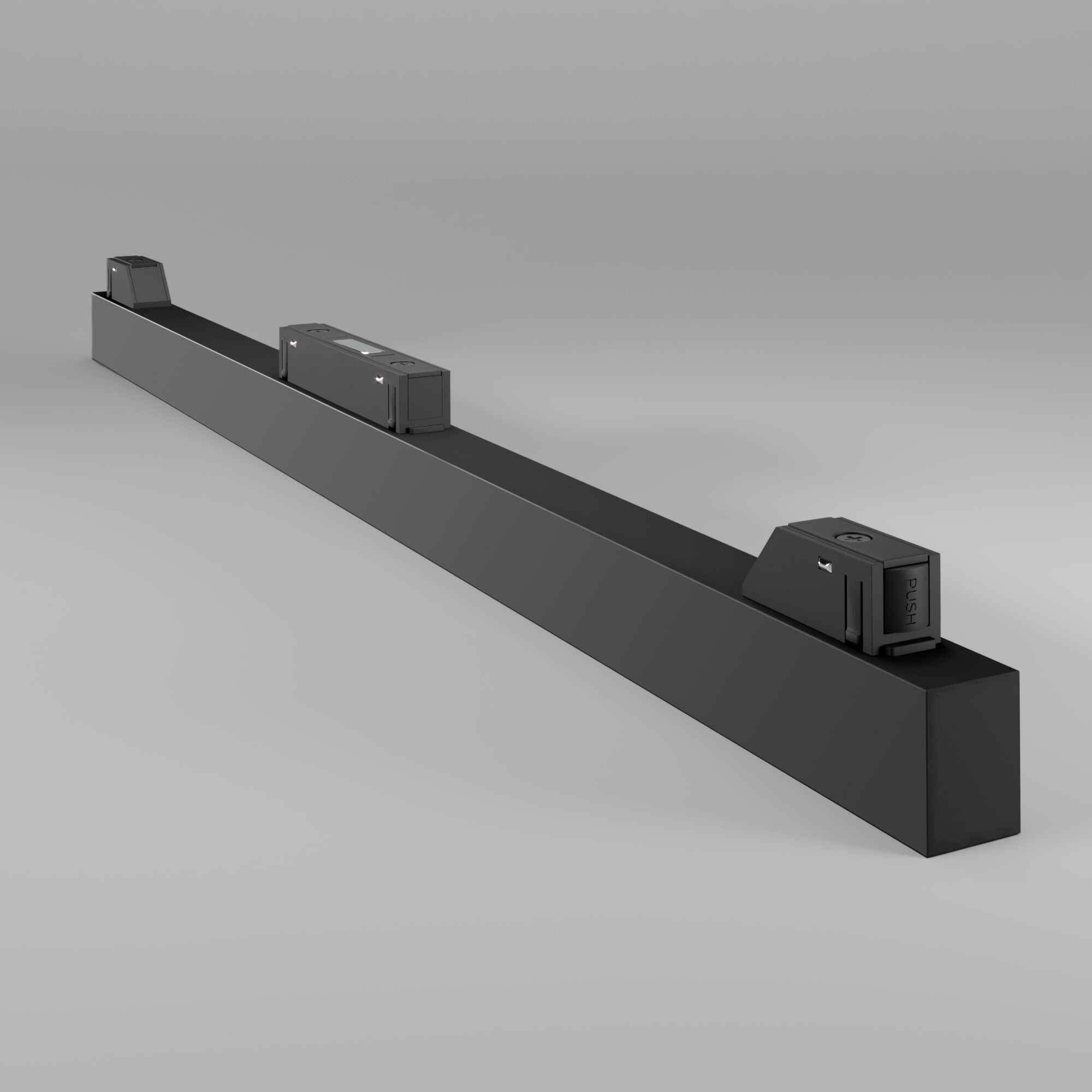 Slim Magnetic L02 Трековый светильник 30W 4200K черный