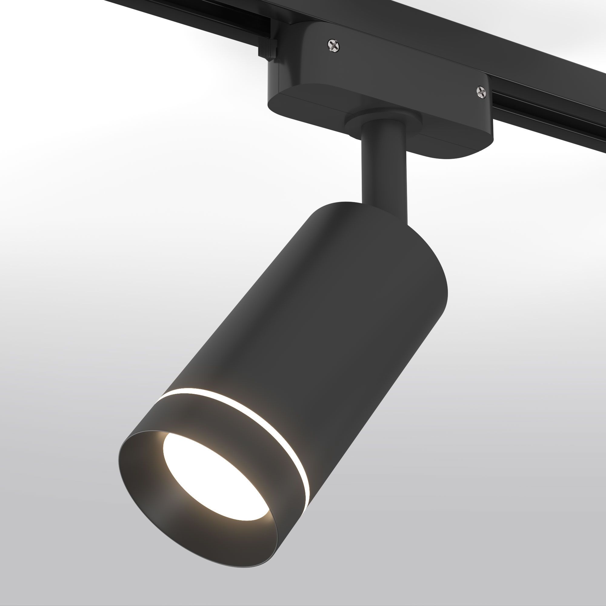 Basic System Трековый поворотный светильник 7W 4200K Glory Черный