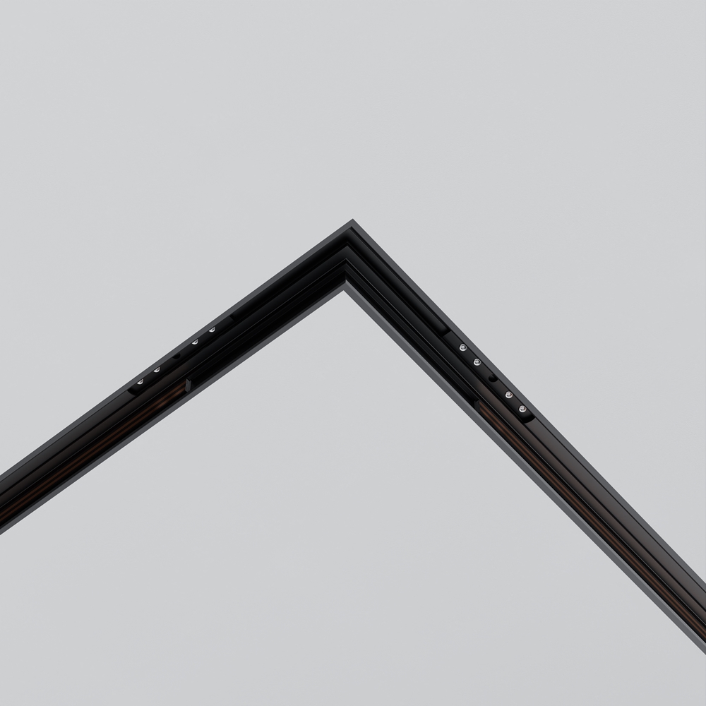 Коннектор угловой Exility для встраиваемого низкопрофильного шинопровода Maytoni TRAM034CL-42B