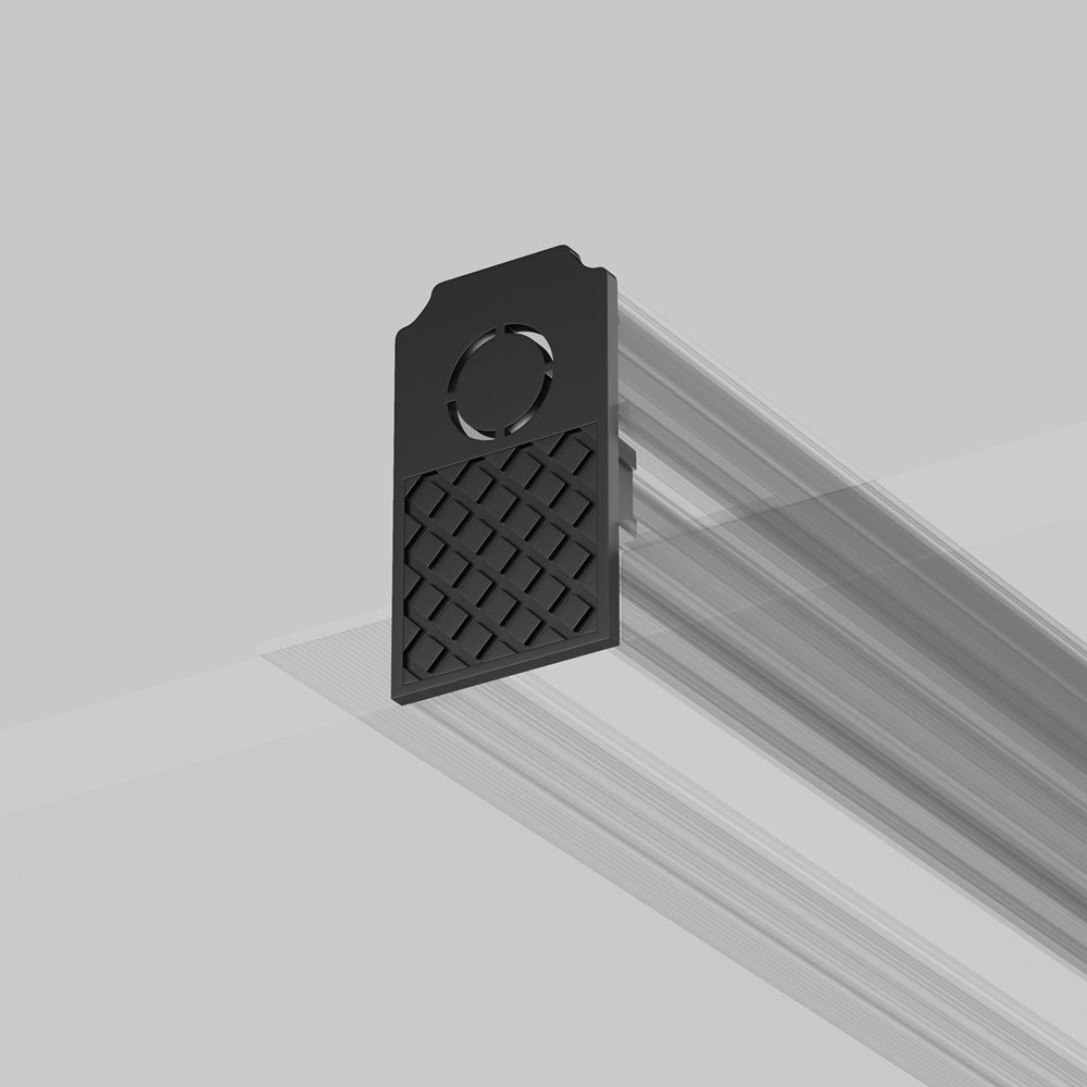 Заглушки к встраиваемому шинопроводу Exility 2 шт. черный Maytoni TRA034EC-42B