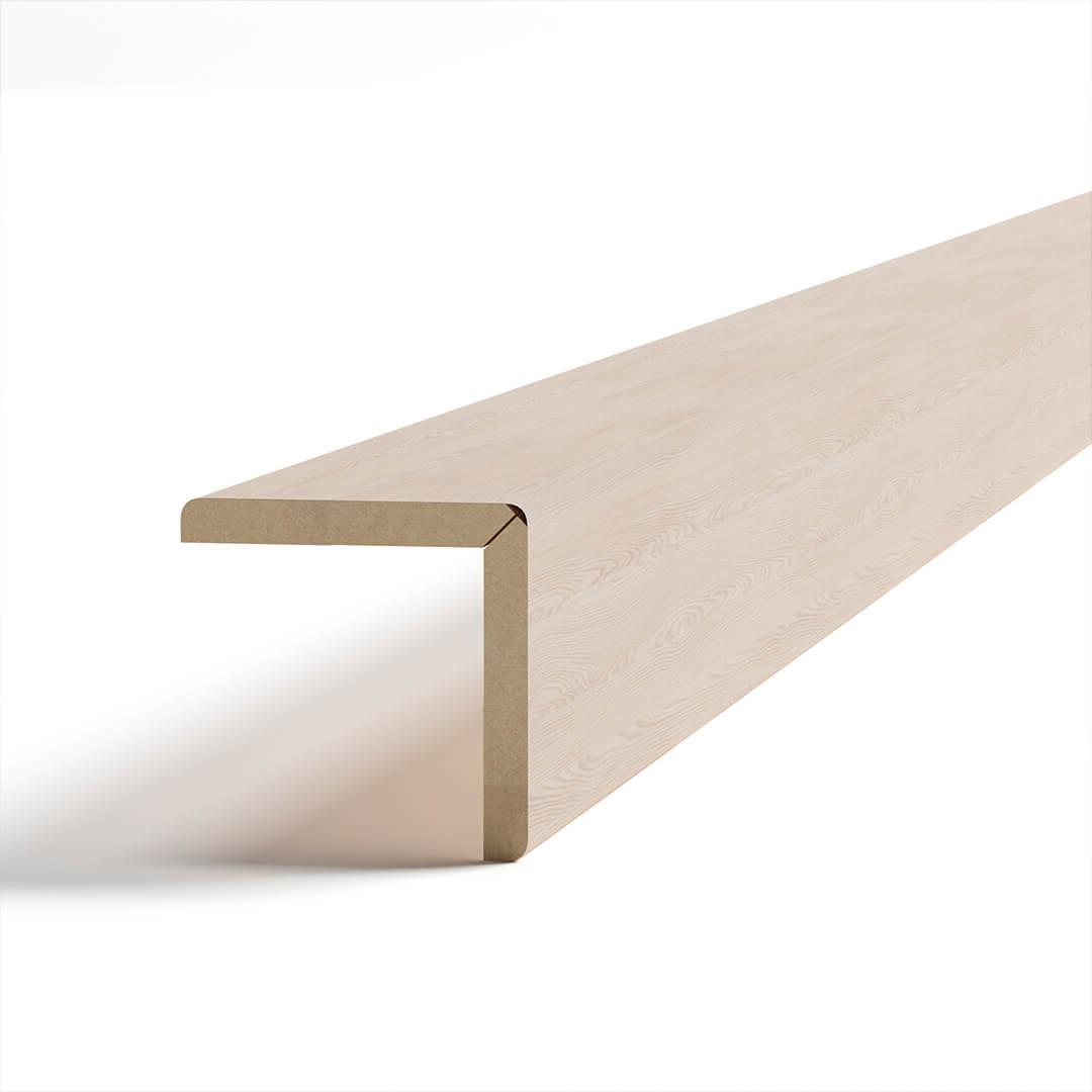 Угол универсальный МДФ STELLA 2700*24*24 Дуб Снежный