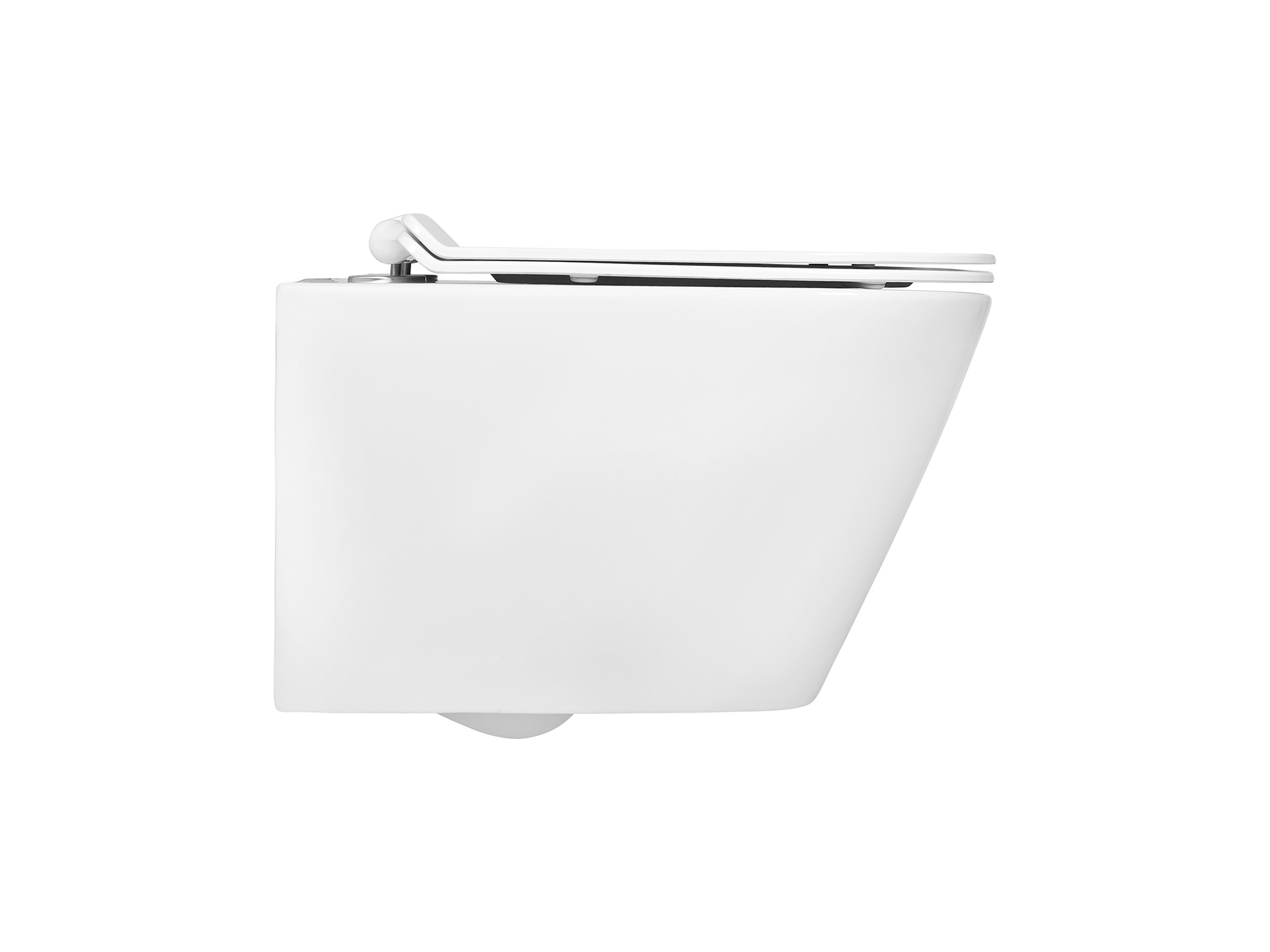Унитаз подвесной безободковый Aquatek АЛЬФА AQ1910-00 520*370*330 с сиденьем Soft Close
