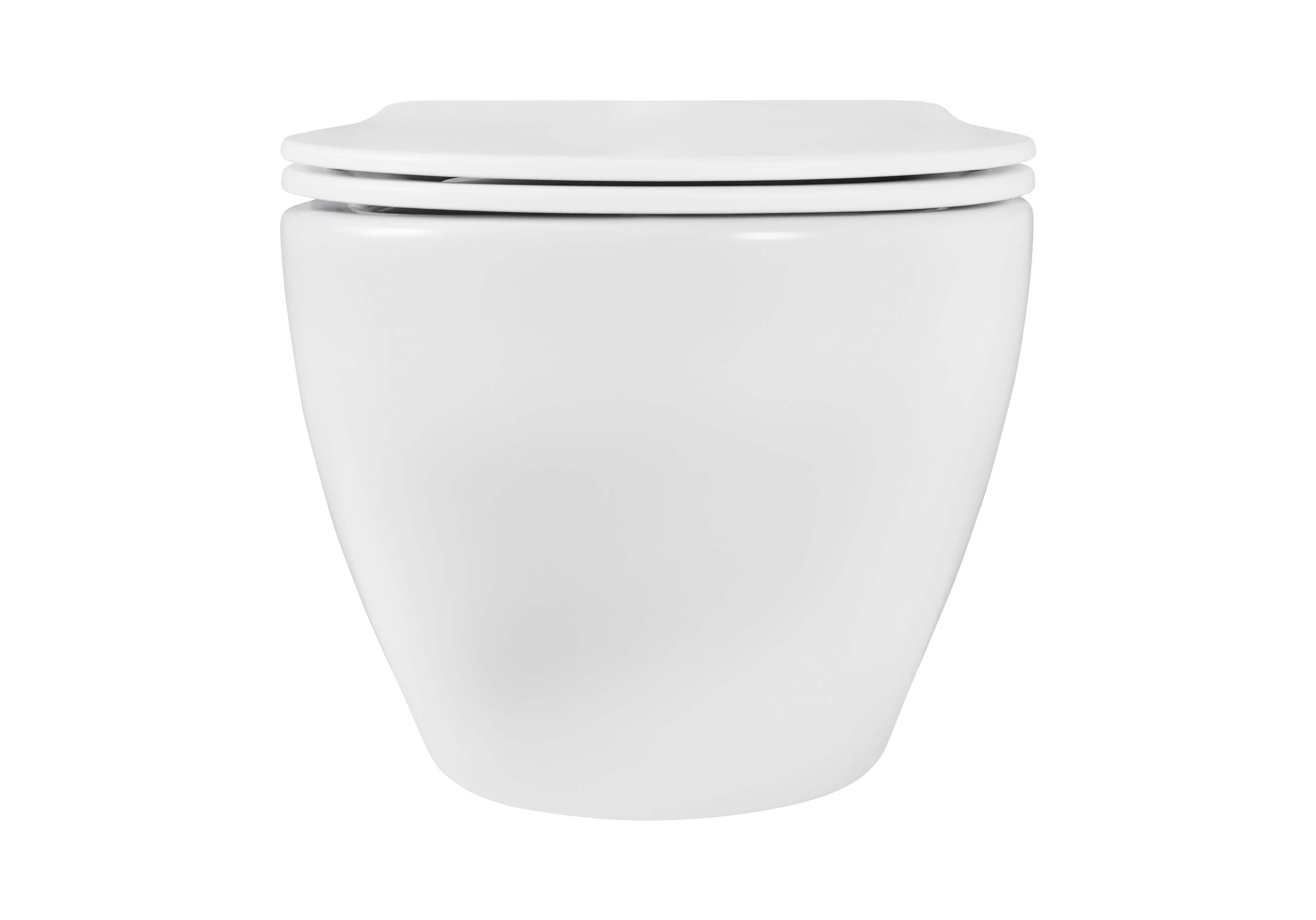 Унитаз подвесной безободковый Aquatek ЕВРОПА AQ1901-MW 525*360*320 с сиденьем Soft Close