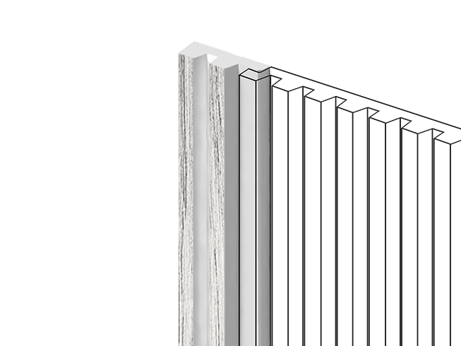 Финишный молдинг LF129A GR24N HIWOOD