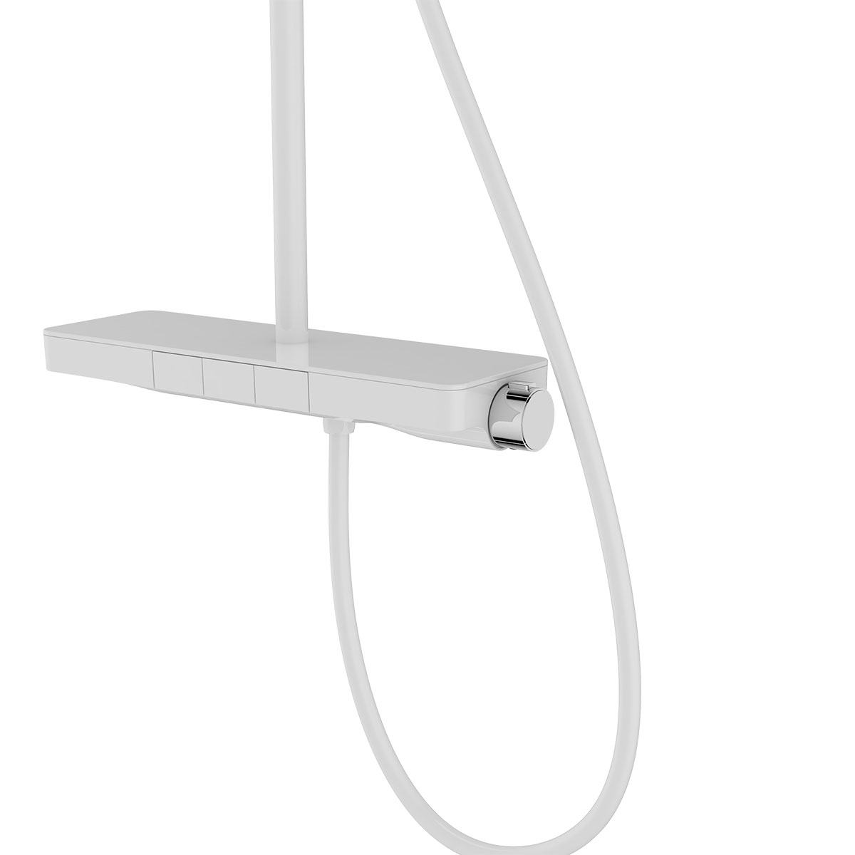 Душевая стойка Vincea Inspire VSFS-3I12TW настенная цвет белый