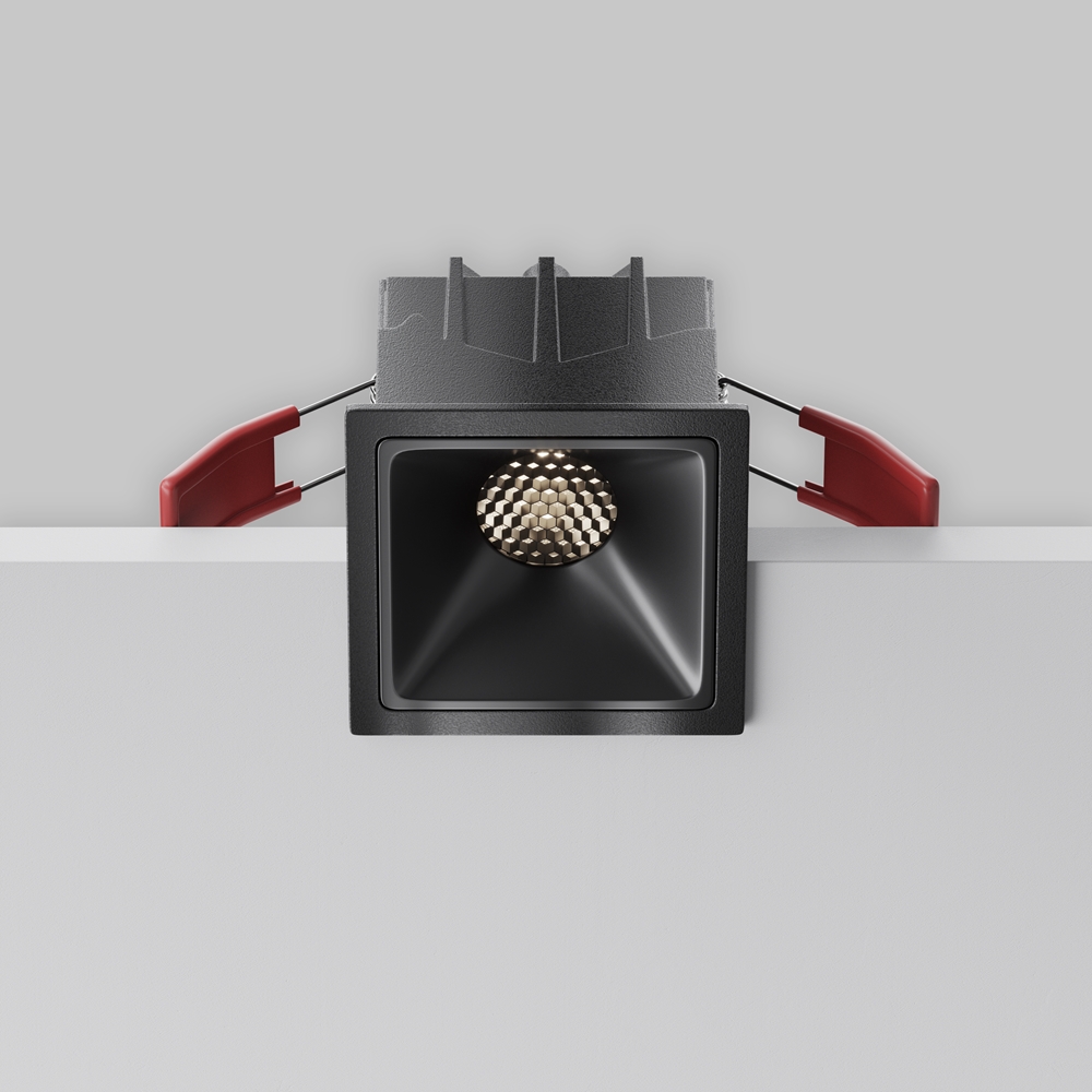 Встраиваемый светильник Maytoni Alfa LED 4000K 10Вт 50° DL043-01-10W4K-SQ-B-1