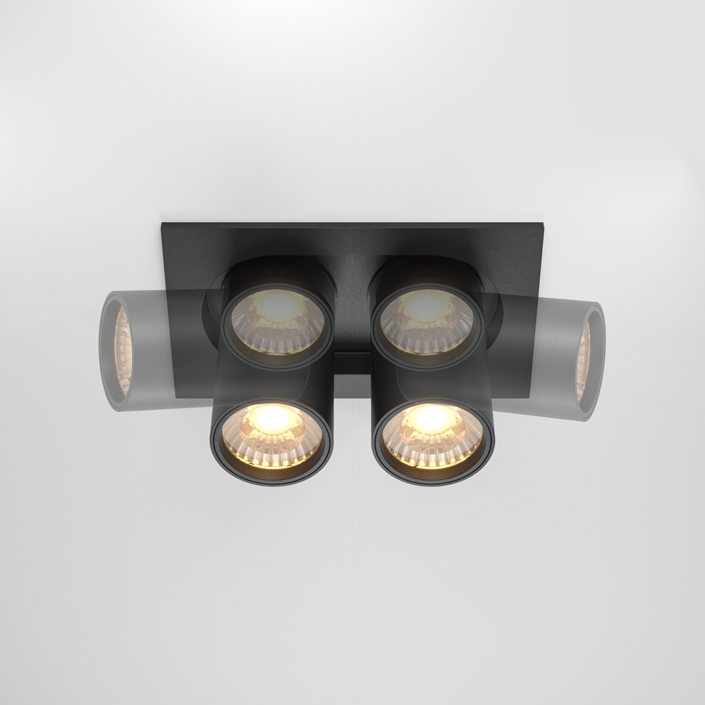 Встраиваемый светильник Maytoni Hidden 3000K 2x10W 36° DL045-02-10W3K-B