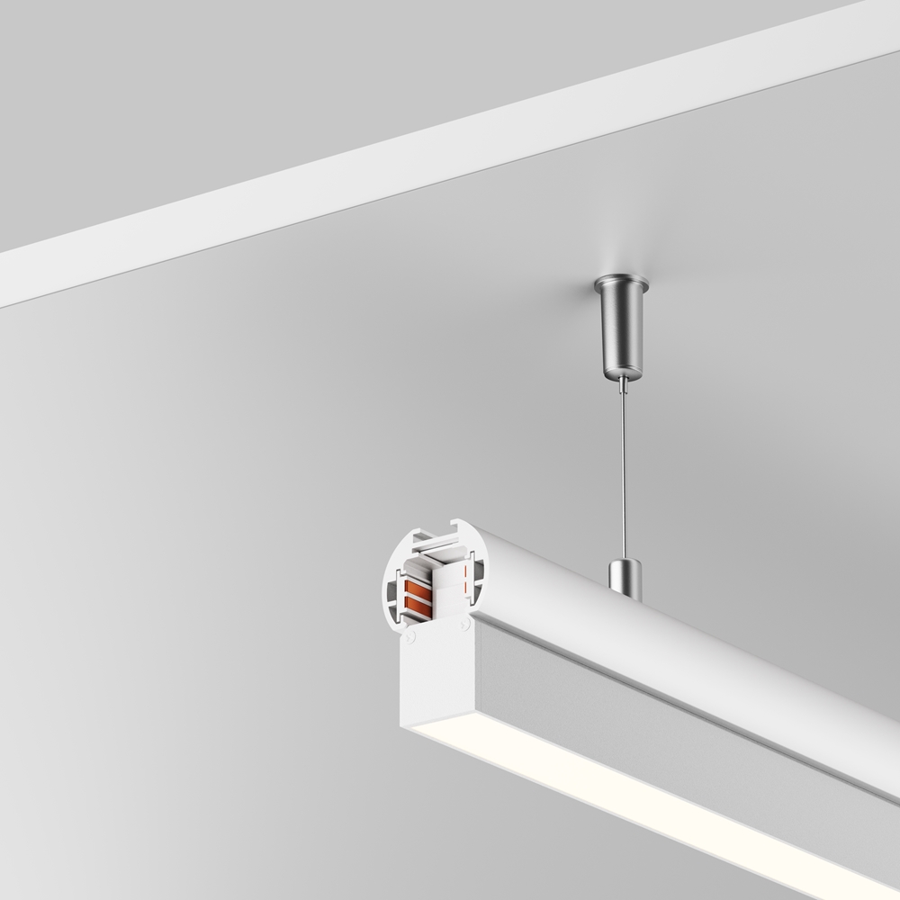 Шинопровод 2м Exility низкопрофильный подвесной круглый Maytoni TRXM034-R-412W