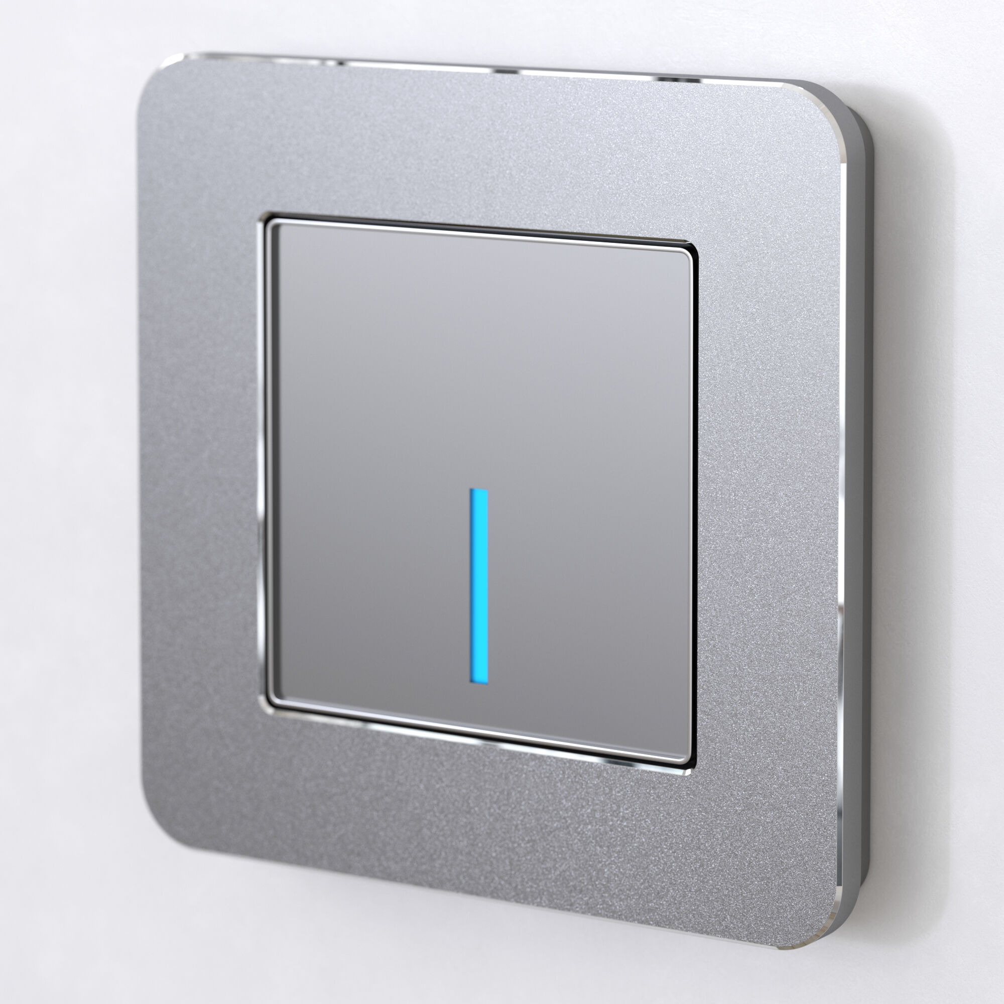 Рамка на 1 пост Platinum алюминий Werkel