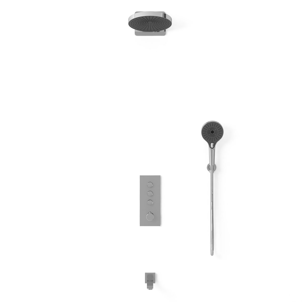 Душевая система Vincea VSFW-433TI1CH встраиваемая в стену цвет хром