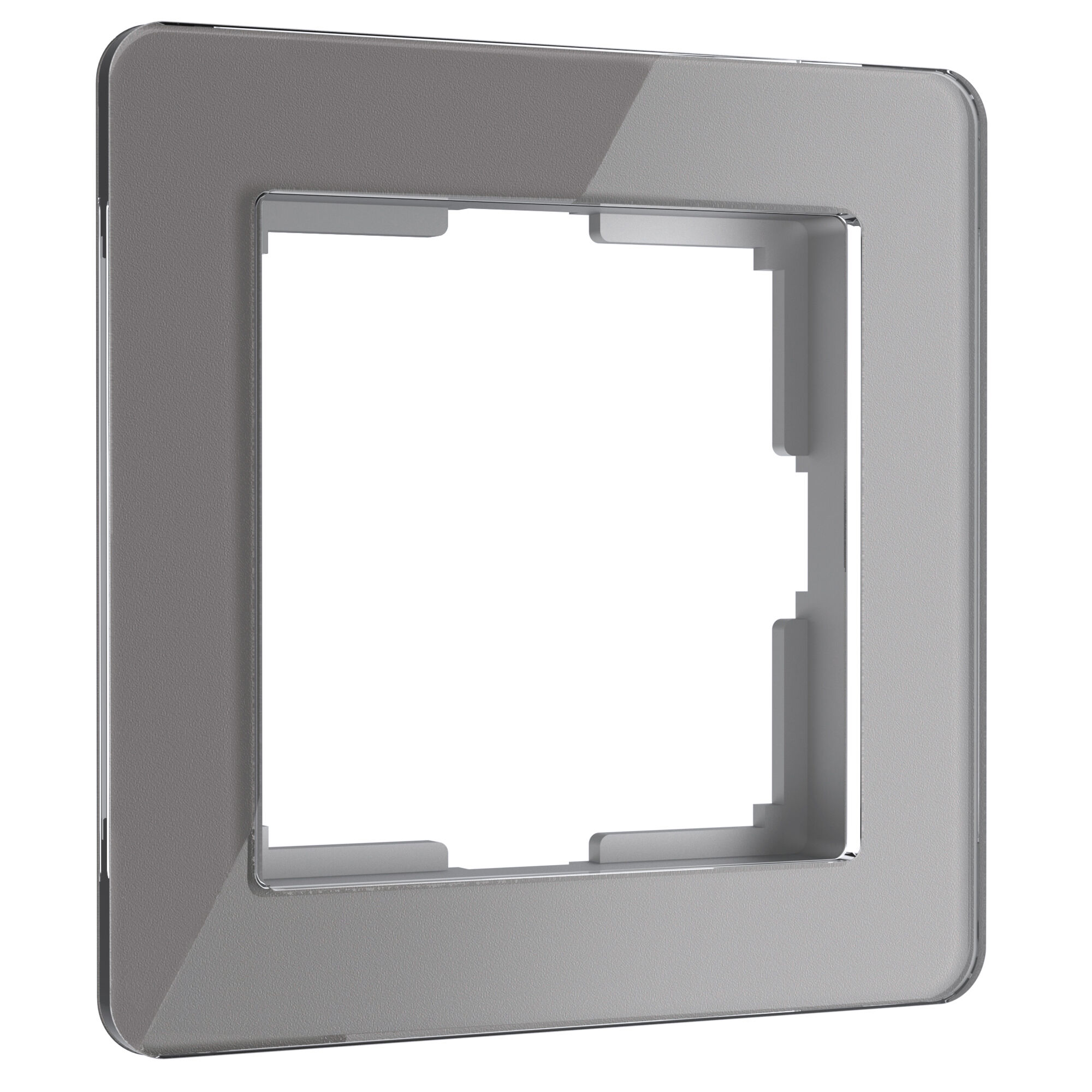 Рамка на 1 пост Acrylic графит Werkel