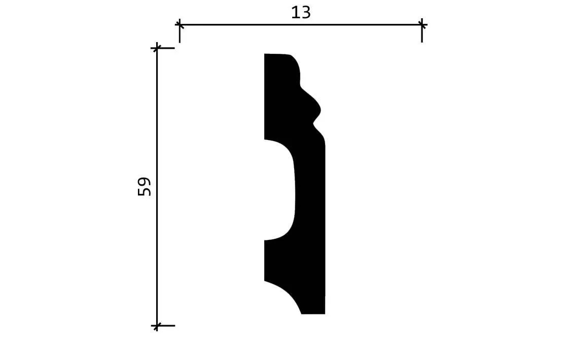 Плинтус DD27
