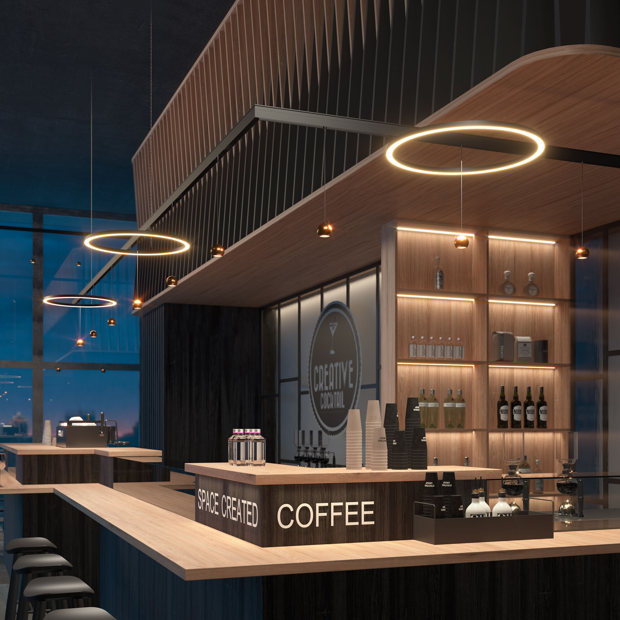 Slim Magnetic Трековый светильник 26W 4000K Most чёрный